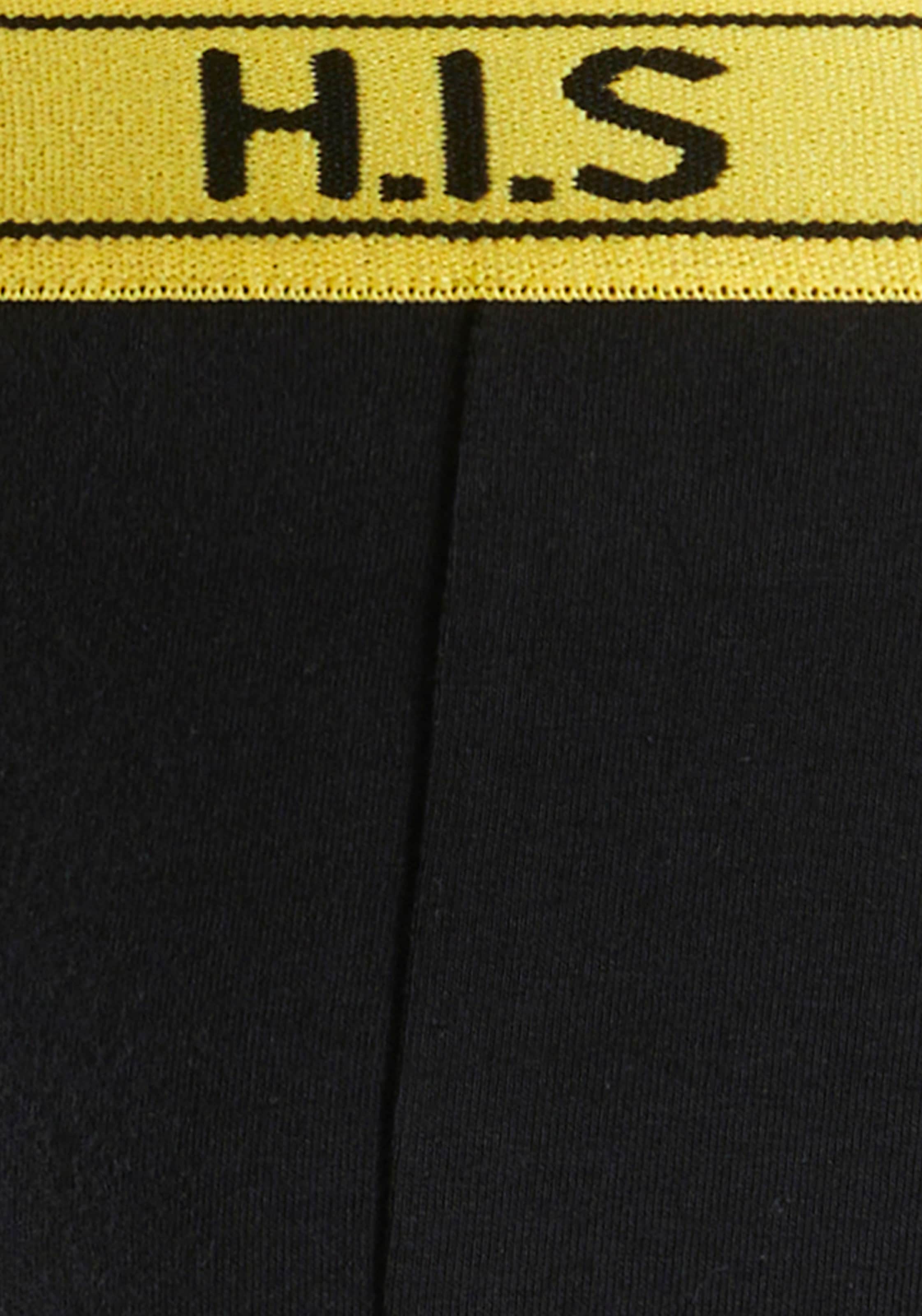 H.I.S Boxer »Boxershorts für Herren«, (Packung, 5 St.), mit Steifen und Logo im Bund