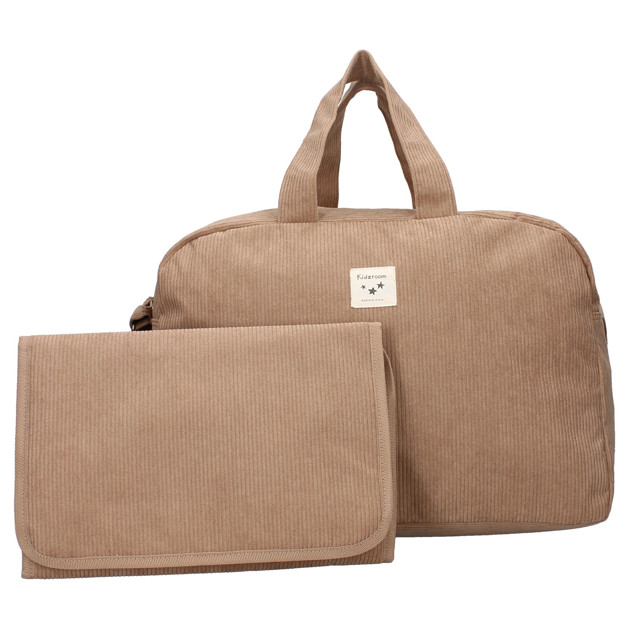 Vadobag Wickeltasche, mit passender Wickelunterlage und viel Stauraum