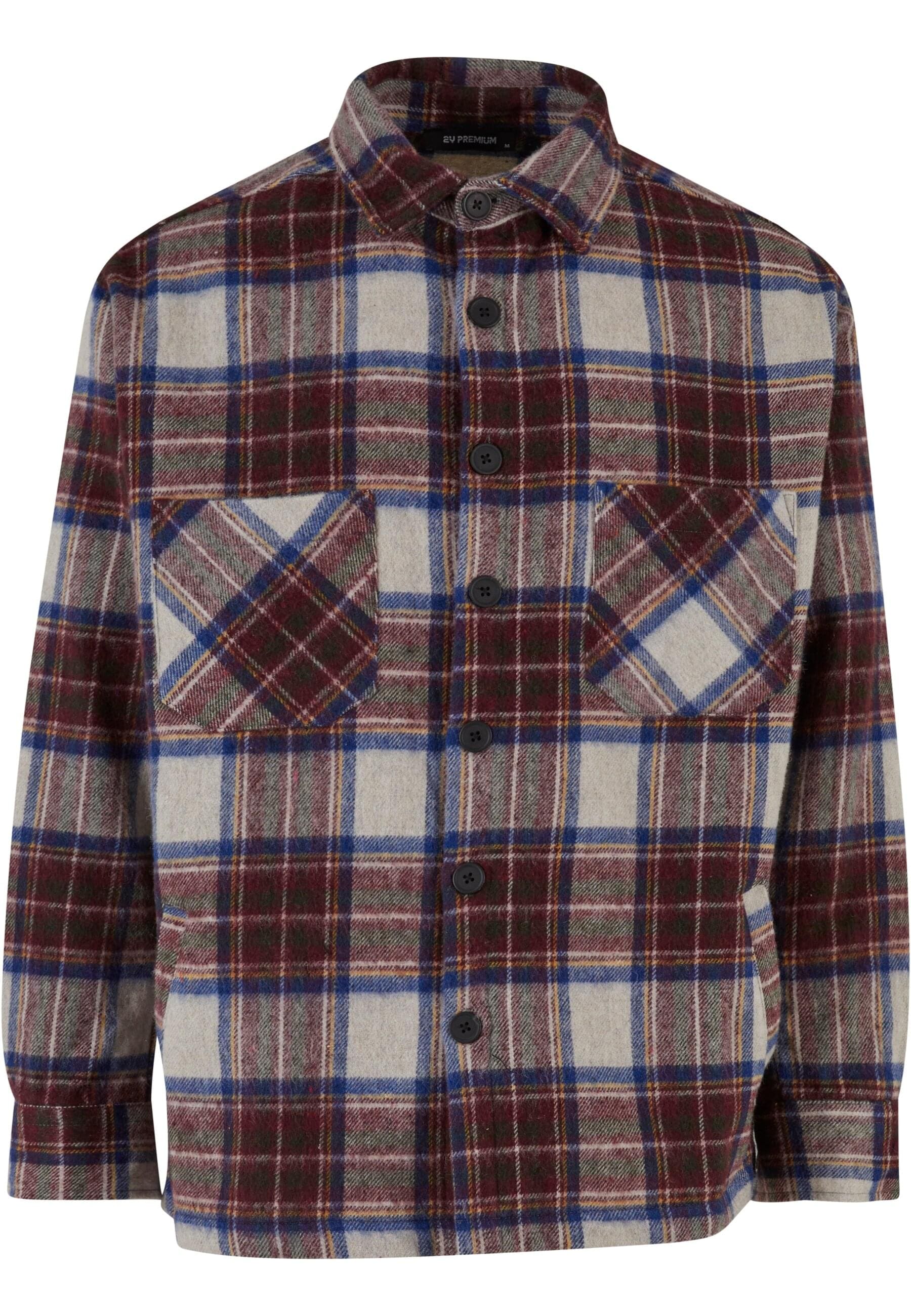 2Y Premium Langarmshirt "Herren 2Y Flannel Button Shirt", (1 tlg.) günstig online kaufen