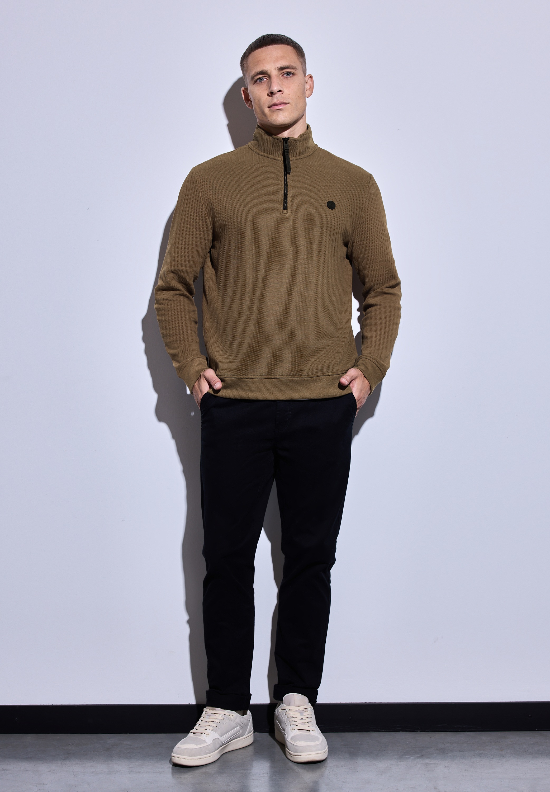 Thumbnail - STREET ONE MEN Sweatshirt, aus reiner Baumwolle