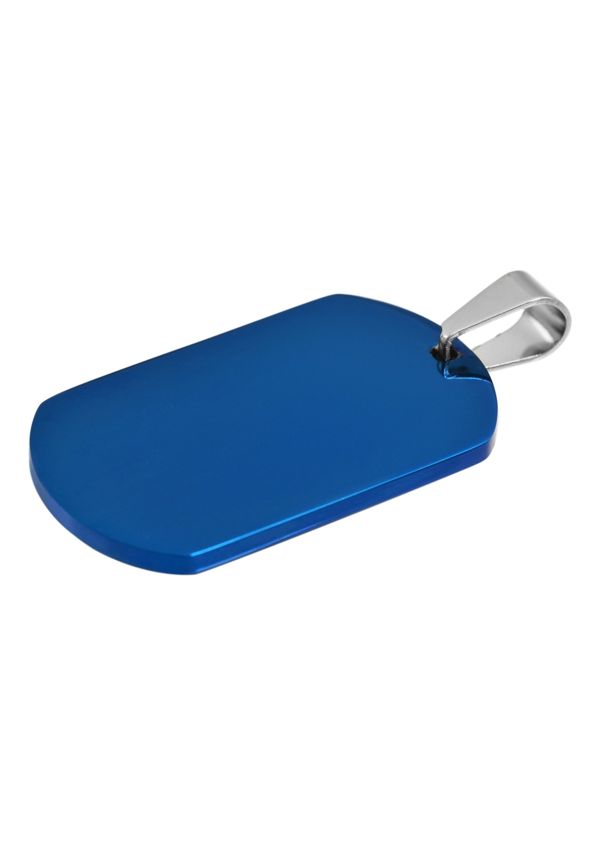 AKZENT Dog Tag Anhänger »Blue, Ionenplattierung«