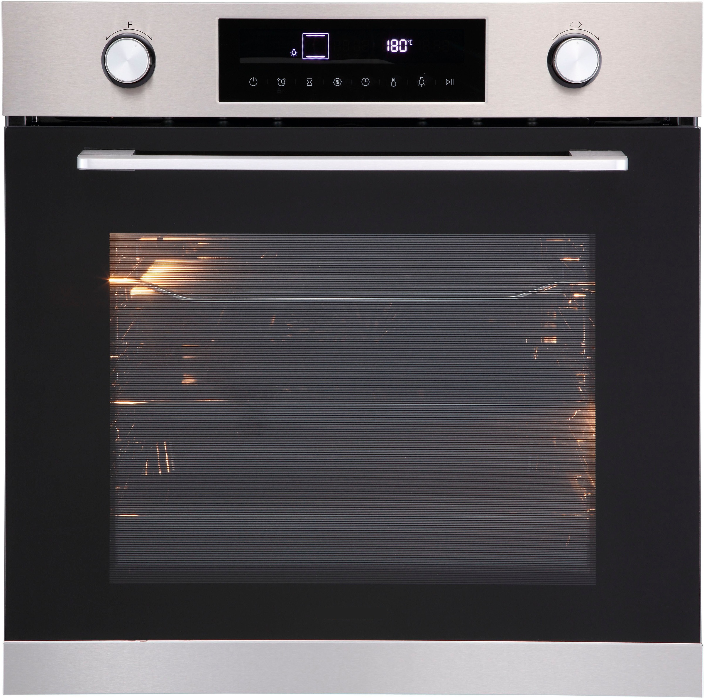 Hanseatic Backofen "HBO7212A1" mit Aqua-Reinigungsfunktion inkl. 3 Jahre Herstellergarantie
