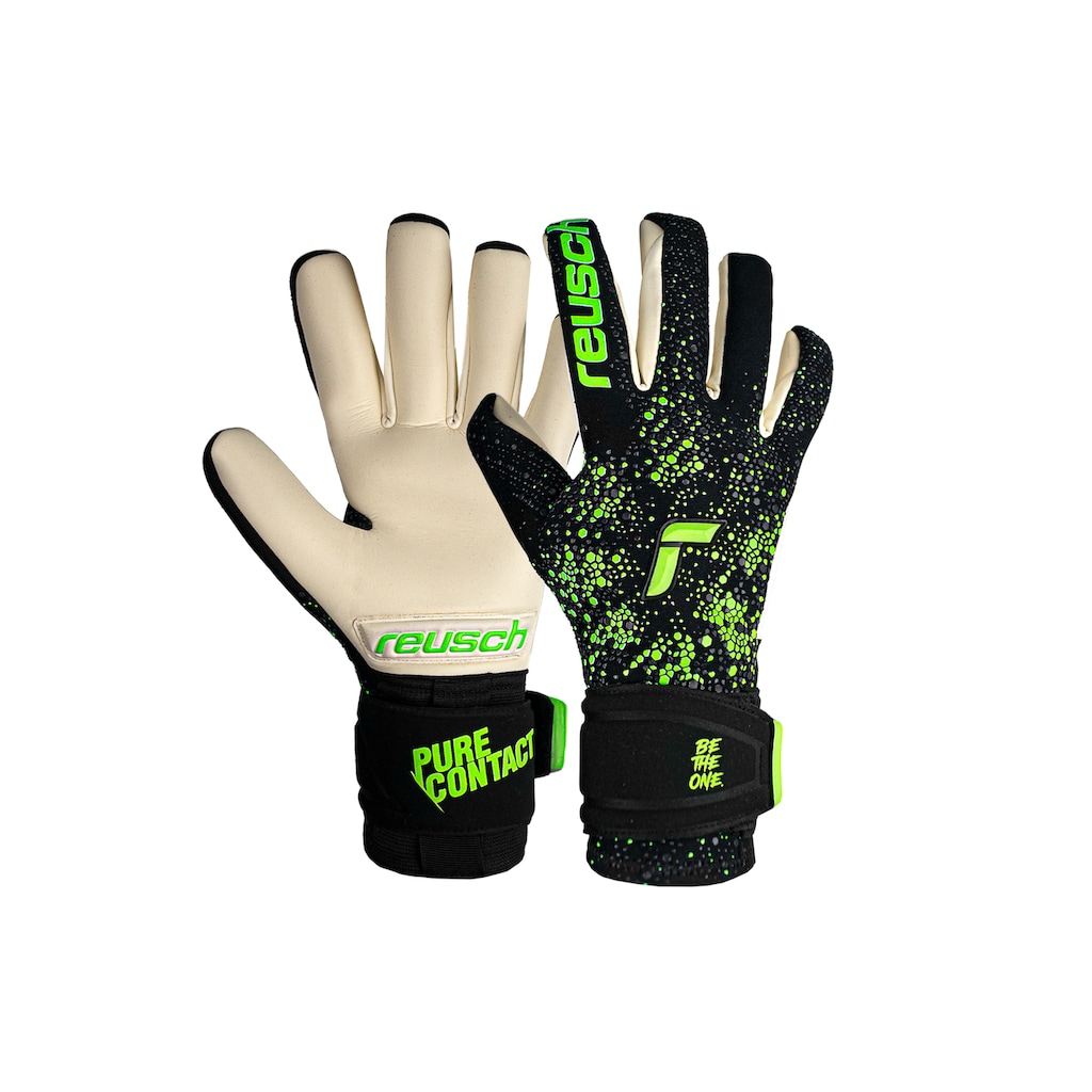 Reusch Torwarthandschuhe »Pure Contact Gold«, mit Innennaht Schnitt und Grip Gold Belag