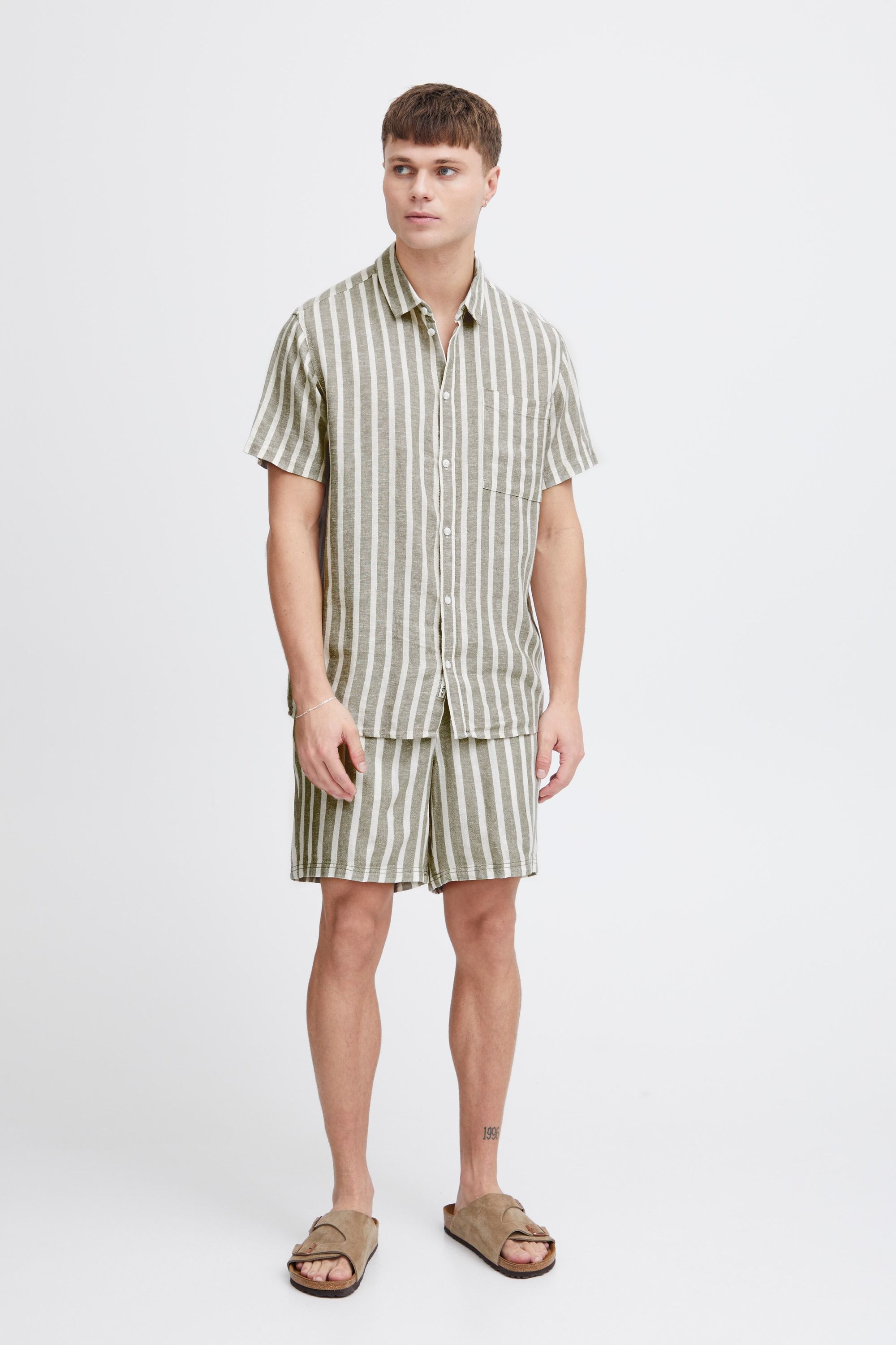 Solid Kurzarmshirt "Kurzarmhemd SDFried" günstig online kaufen