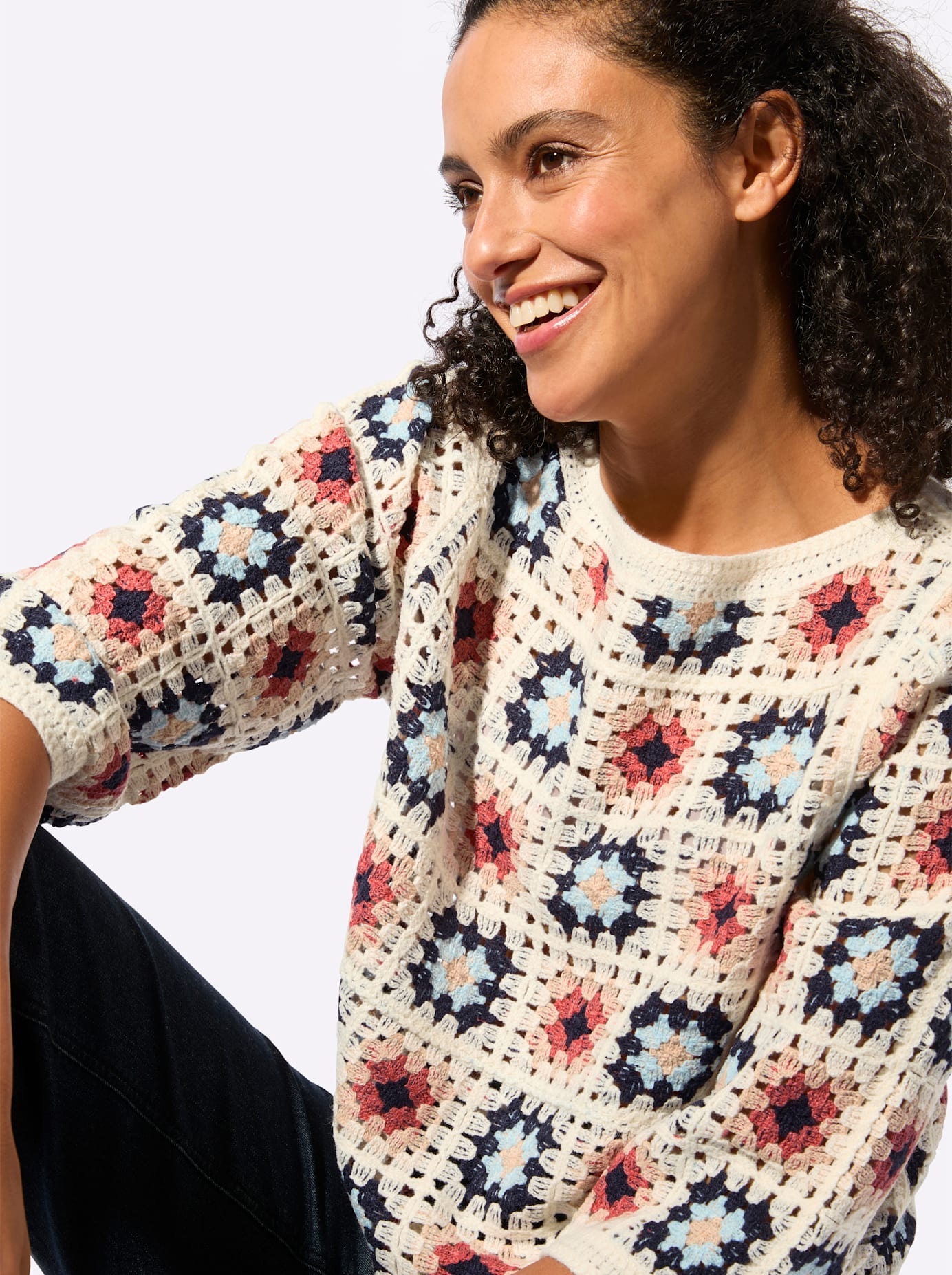 Inspirationen 3/4 Arm-Pullover »Pullover«