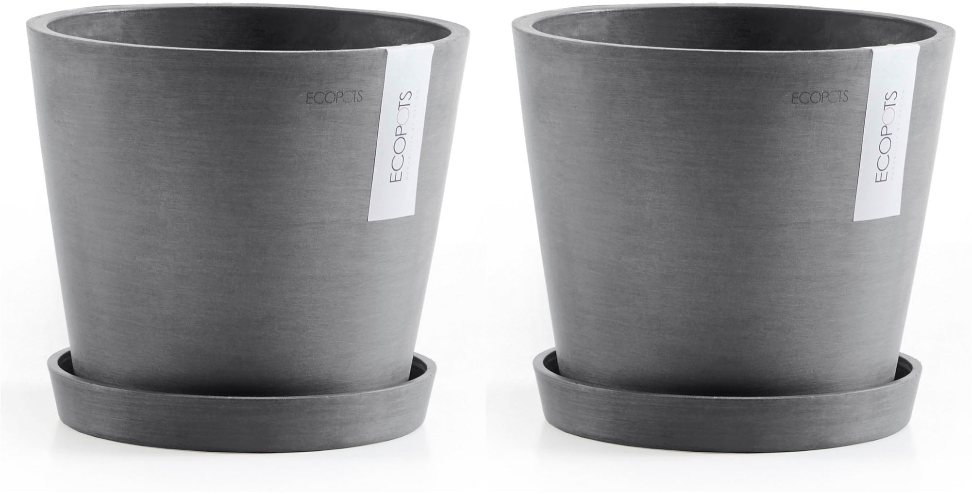 ECOPOTS Blumentopf "Amsterdam", (Set, 2 St.), mit passenden Untersetzern günstig online kaufen