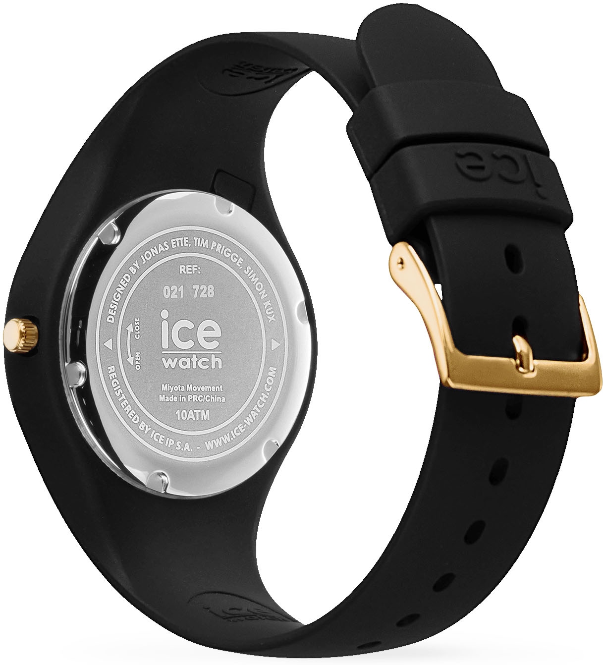 ice-watch Quarzuhr »ICE leopard - Small - 3H«, Armbanduhr, Damenuhr, Silikonarmband, Wasserdicht bis 10 bar, analog