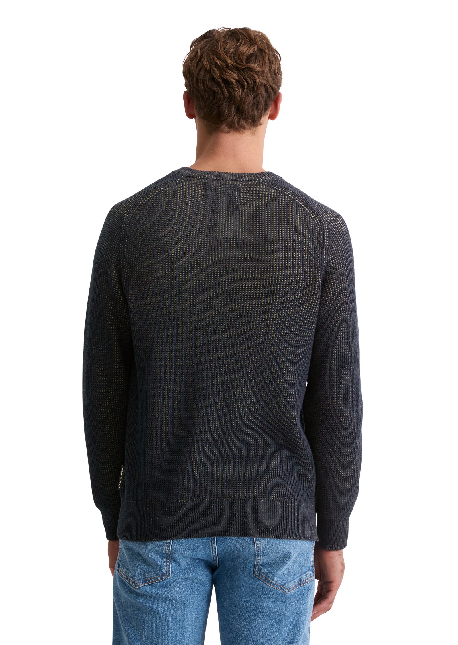 Marc O'Polo Crew Neck Sweater Black/Navy M 2