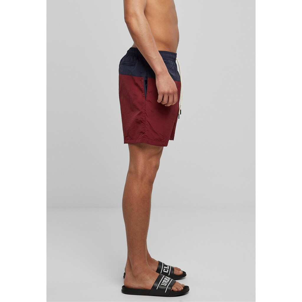 URBAN CLASSICS Badeshorts »Urban Classics Herren Block Swim Shorts«