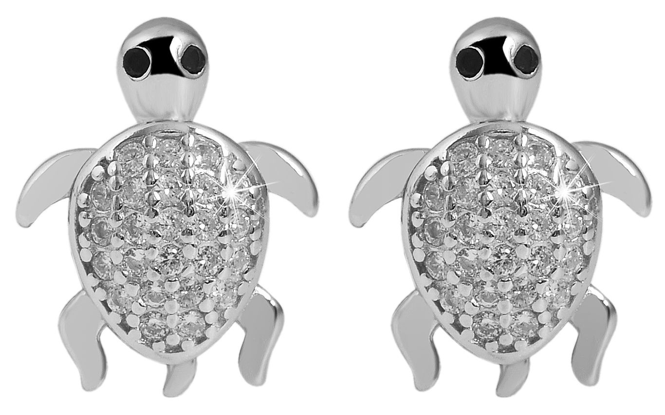 Adelia´s Paar Ohrhänger "Damen Ohrringe – Ohrstecker aus 925 Silber mit Zir günstig online kaufen