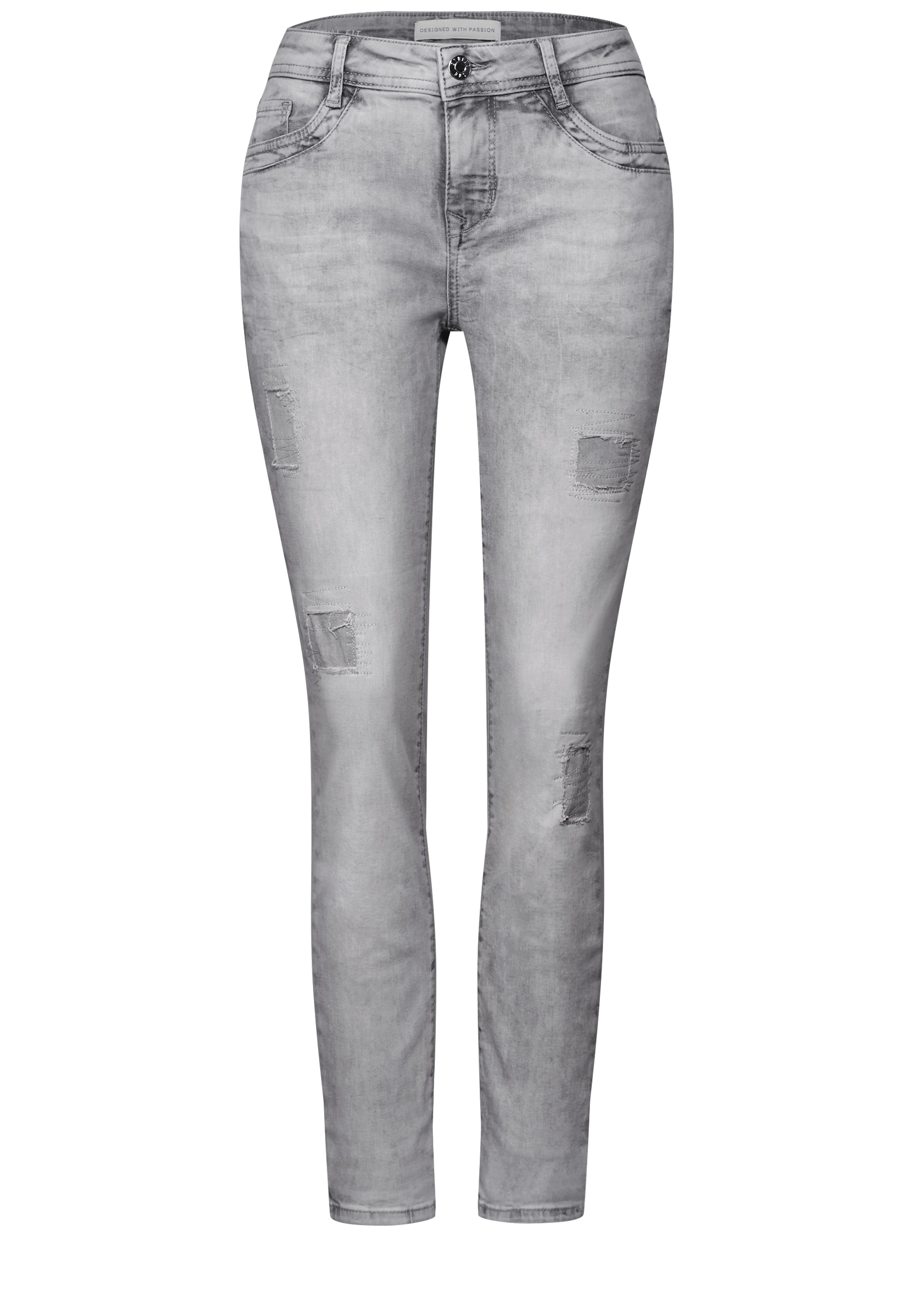 STREET ONE Comfort-fit-Jeans, Middle Waist