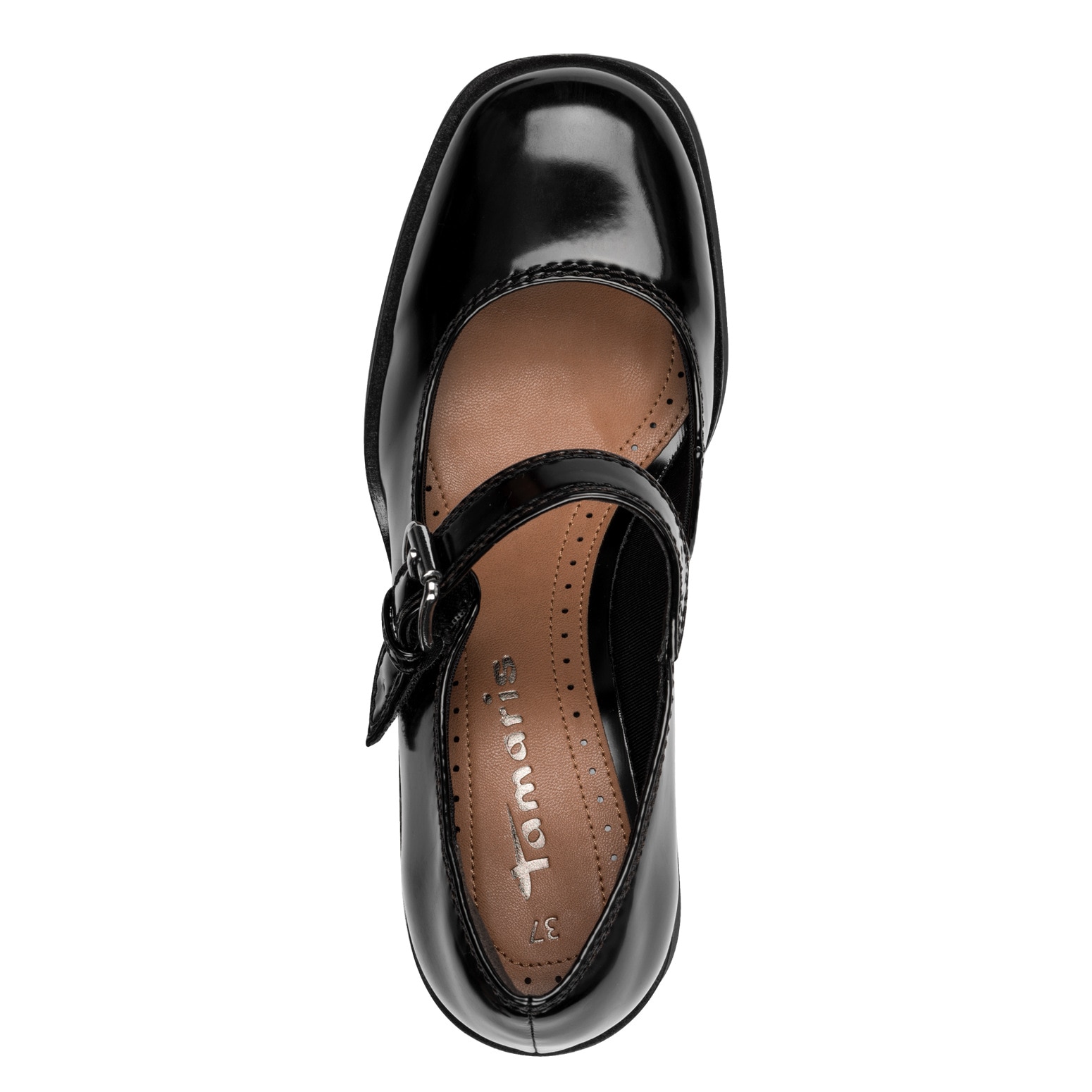 Tamaris Spangenpumps, Blockabsatz, Partyschuh, Pumps in veganer Verarbeitung