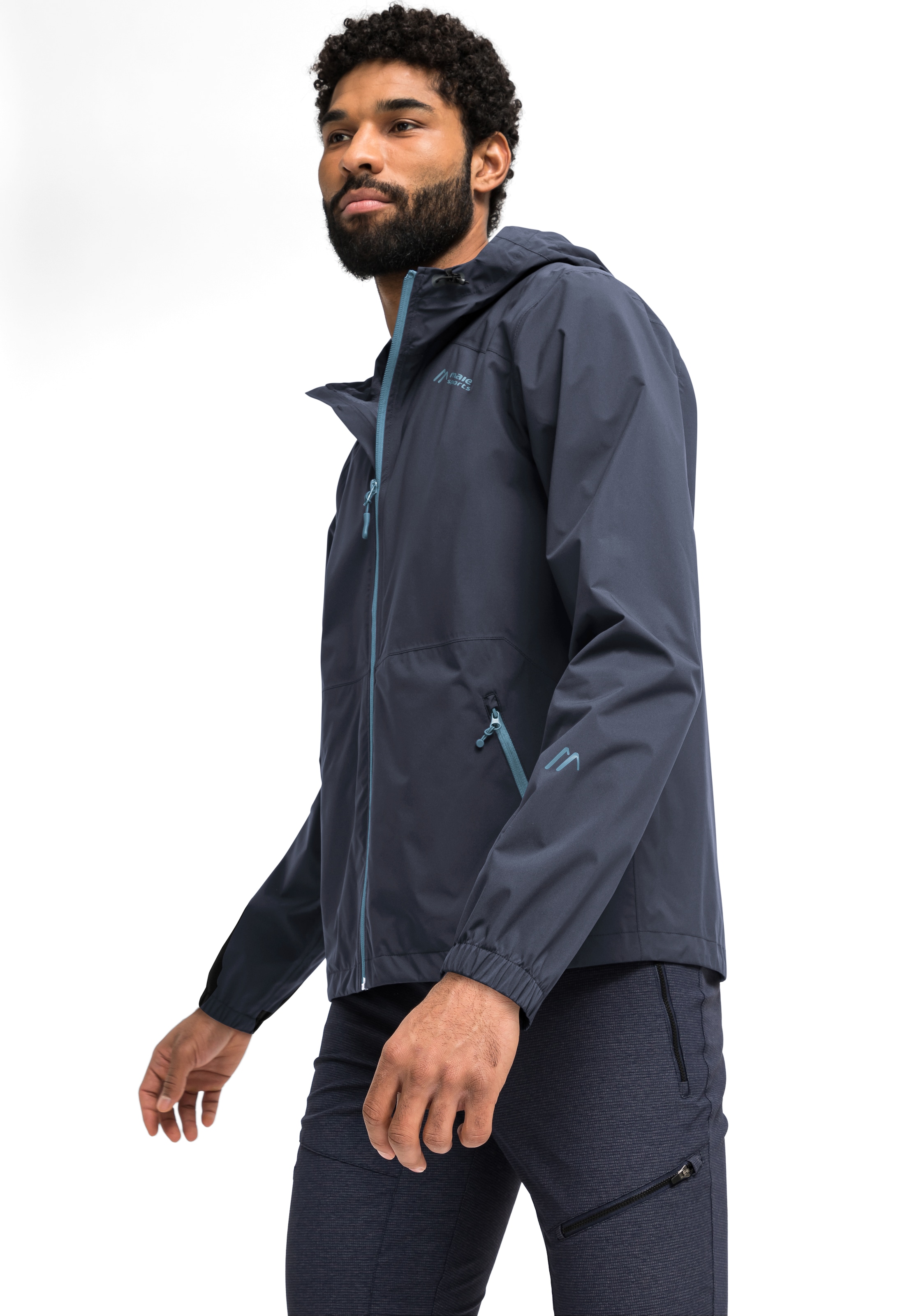 Maier Sports Funktionsjacke »Tind Eco M«, Minimalistische 2,5-Lagen-Jacke für Wanderungen und Touren