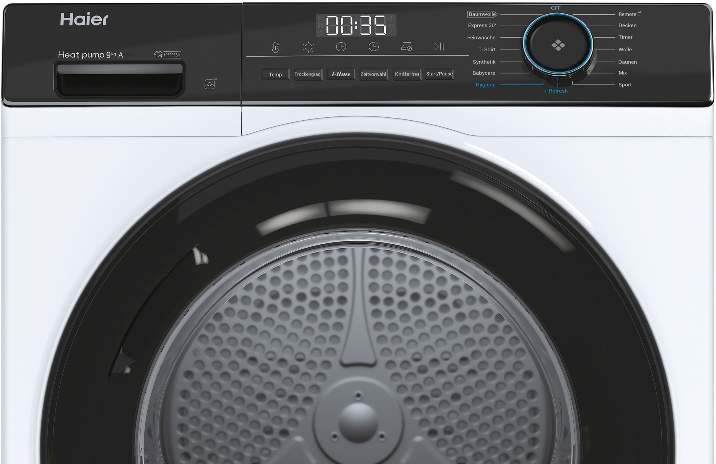 Haier Wärmepumpentrockner »HD91-A3939E«, 9 kg, 9 kg, A+++, Extra Hygiene-Funktion, i-Refresh-Dampfprogramm