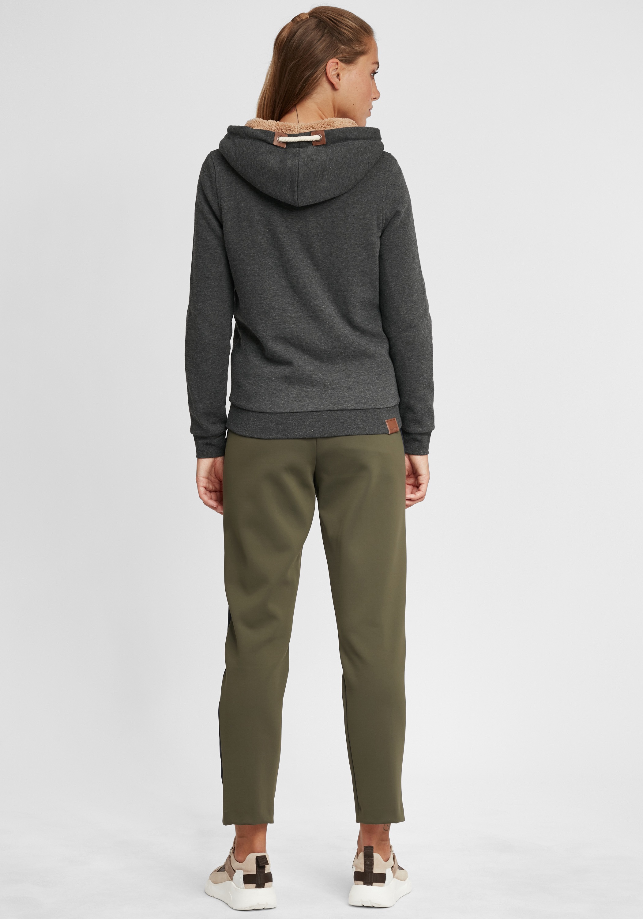 OXMO OXVicky Damen Sweatjacke Grau XS 3