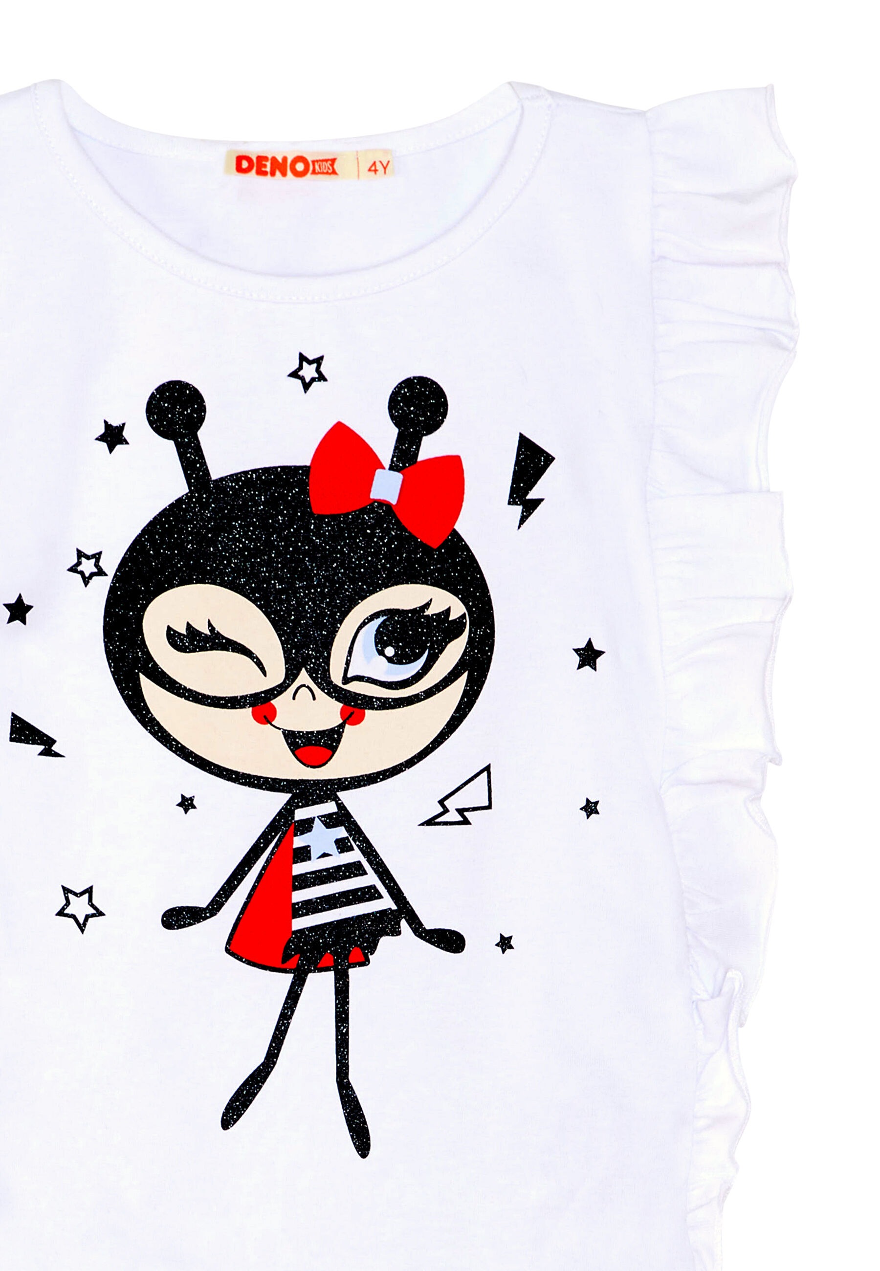 Denokids Hausanzug »Bug Love«, (2 tlg.), mit Marienkäfer-Print