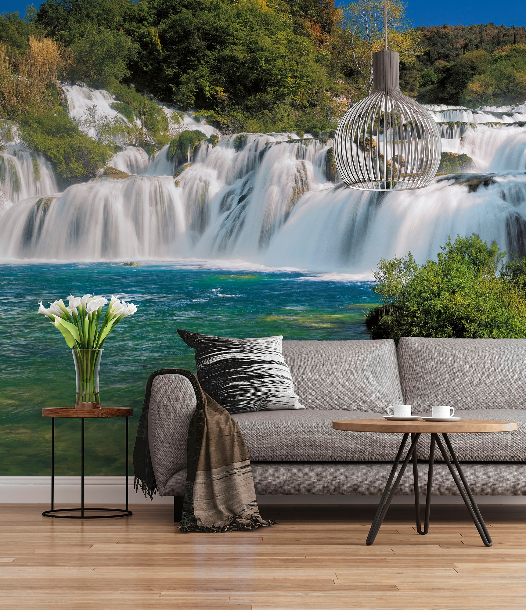 Komar Fototapete »Fototapete«, bedruckt, Fototapete - Krka Falls - Größe 368 x 254 cm