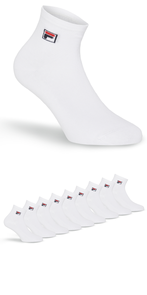 Fila Kurzsocken "UNISEX QUARTER PLAIN SOCKS" 9 Paar tlg. mit Logo-Schriftzu günstig online kaufen