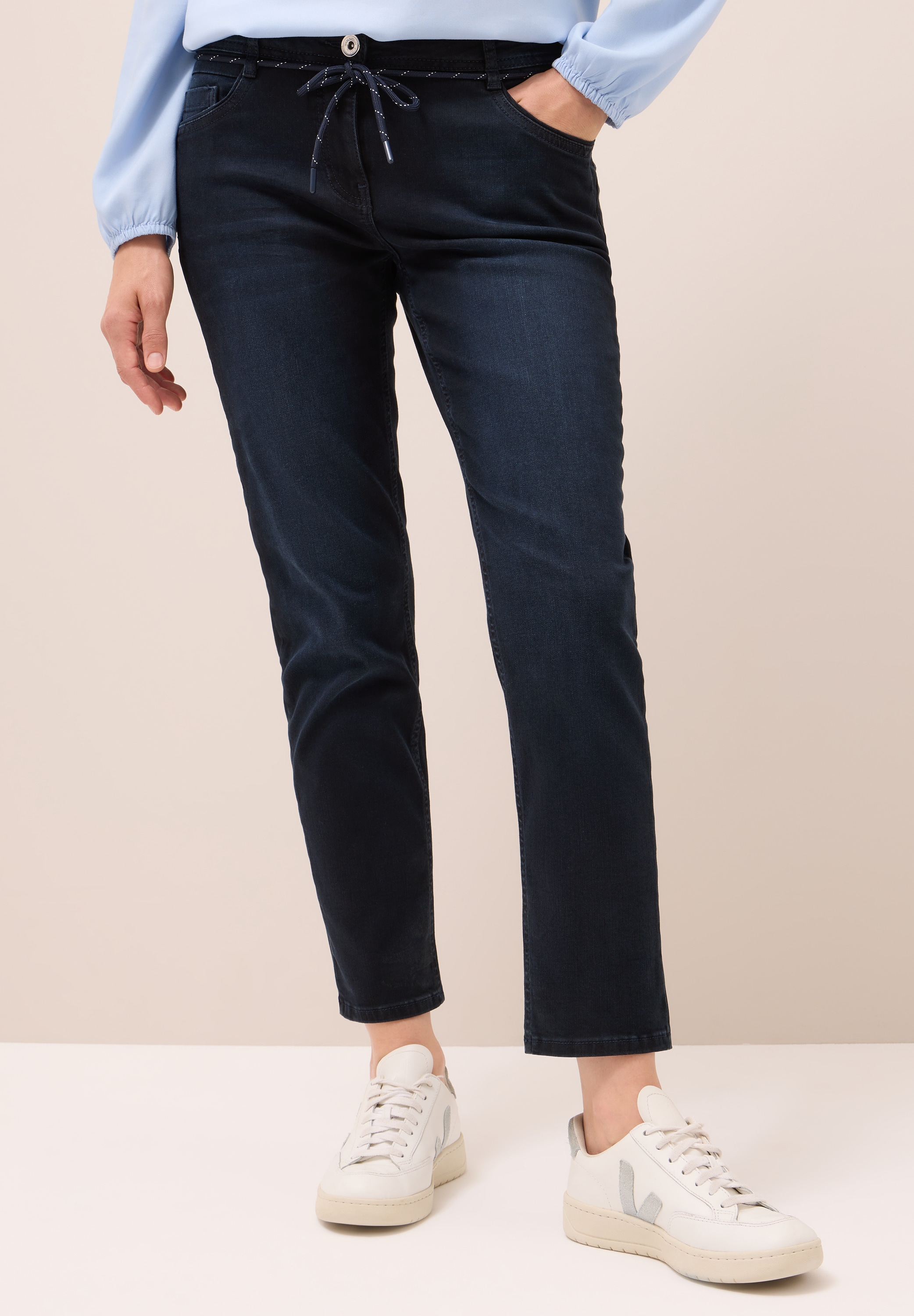 Cecil Comfort-fit-Jeans, Middle Waist