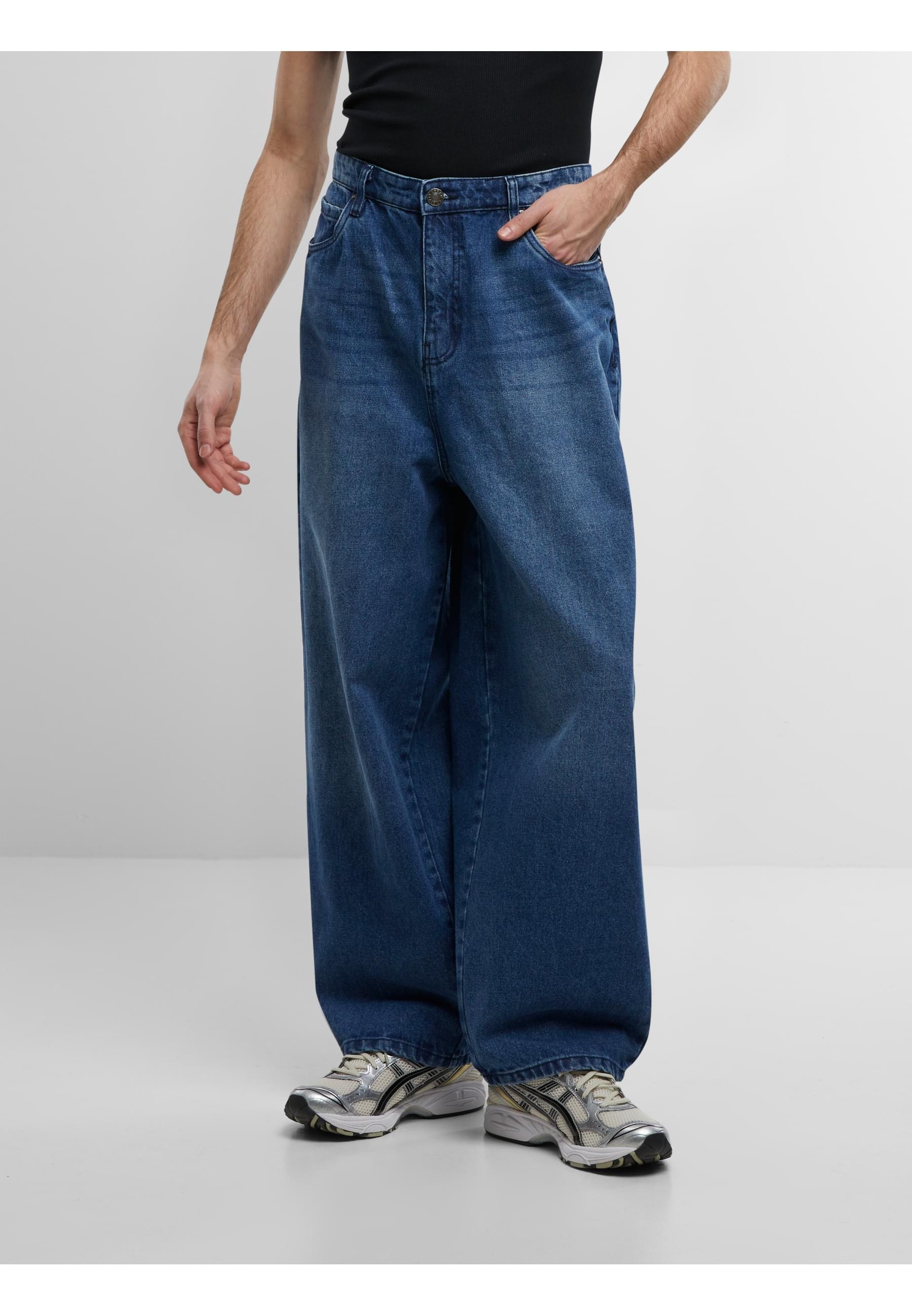 URBAN CLASSICS Bequeme Jeans »Urban Classics Tapered Heavy Ounce Baggy Jeans«
