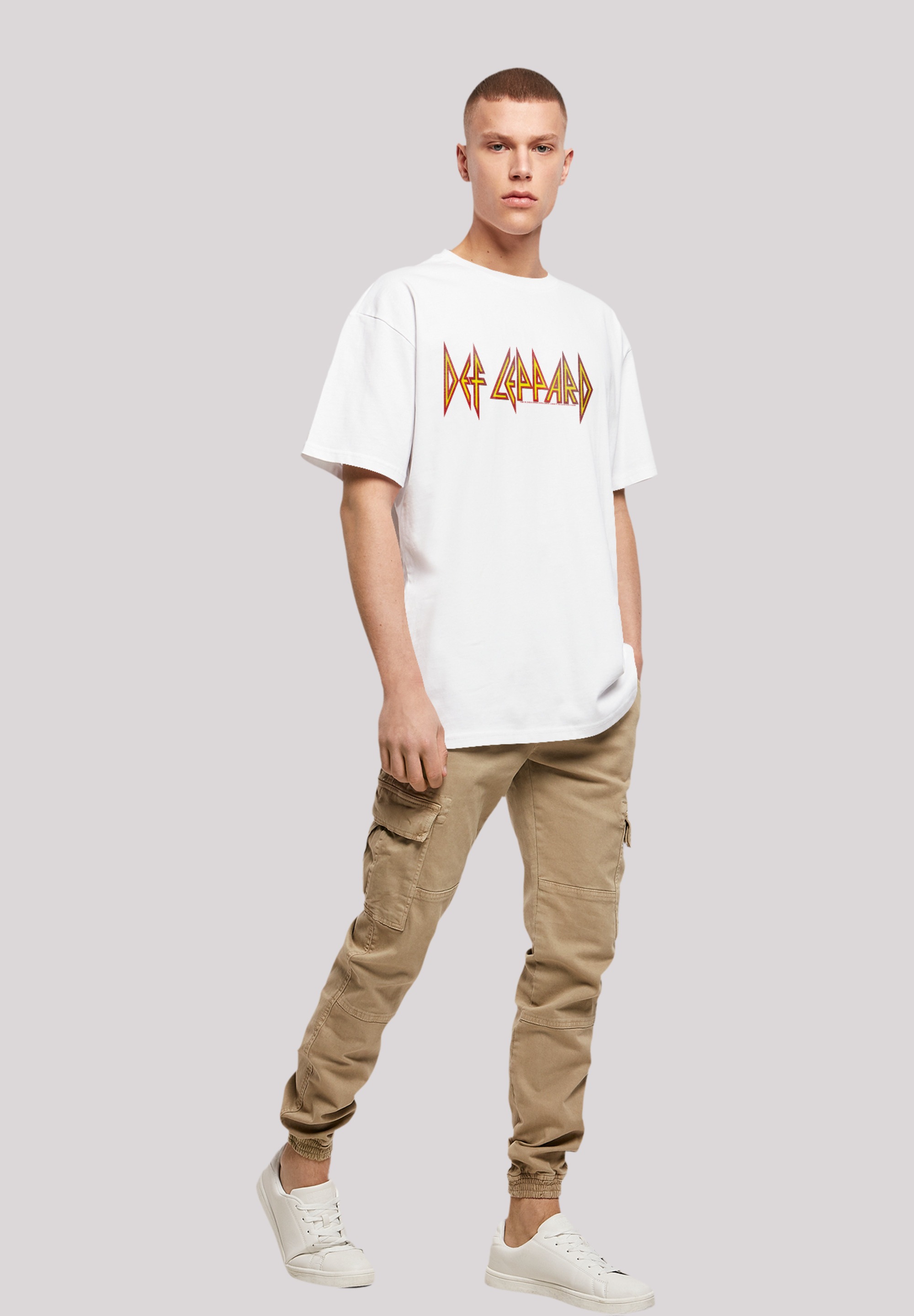 F4NT4STIC T-Shirt »Def Leppard Shatter Logo«, Premium Qualität