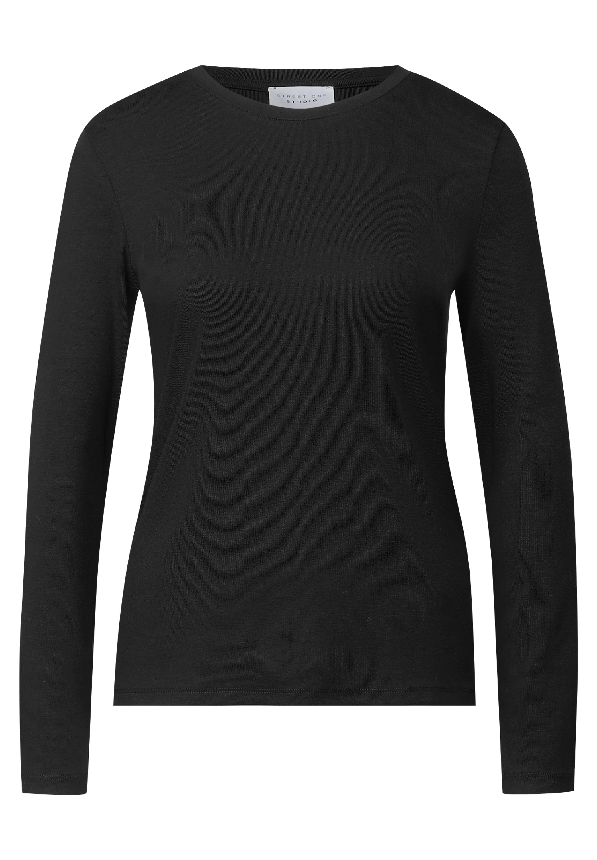 STREET ONE STUDIO Langarmshirt, im soften Baumwoll-Mix