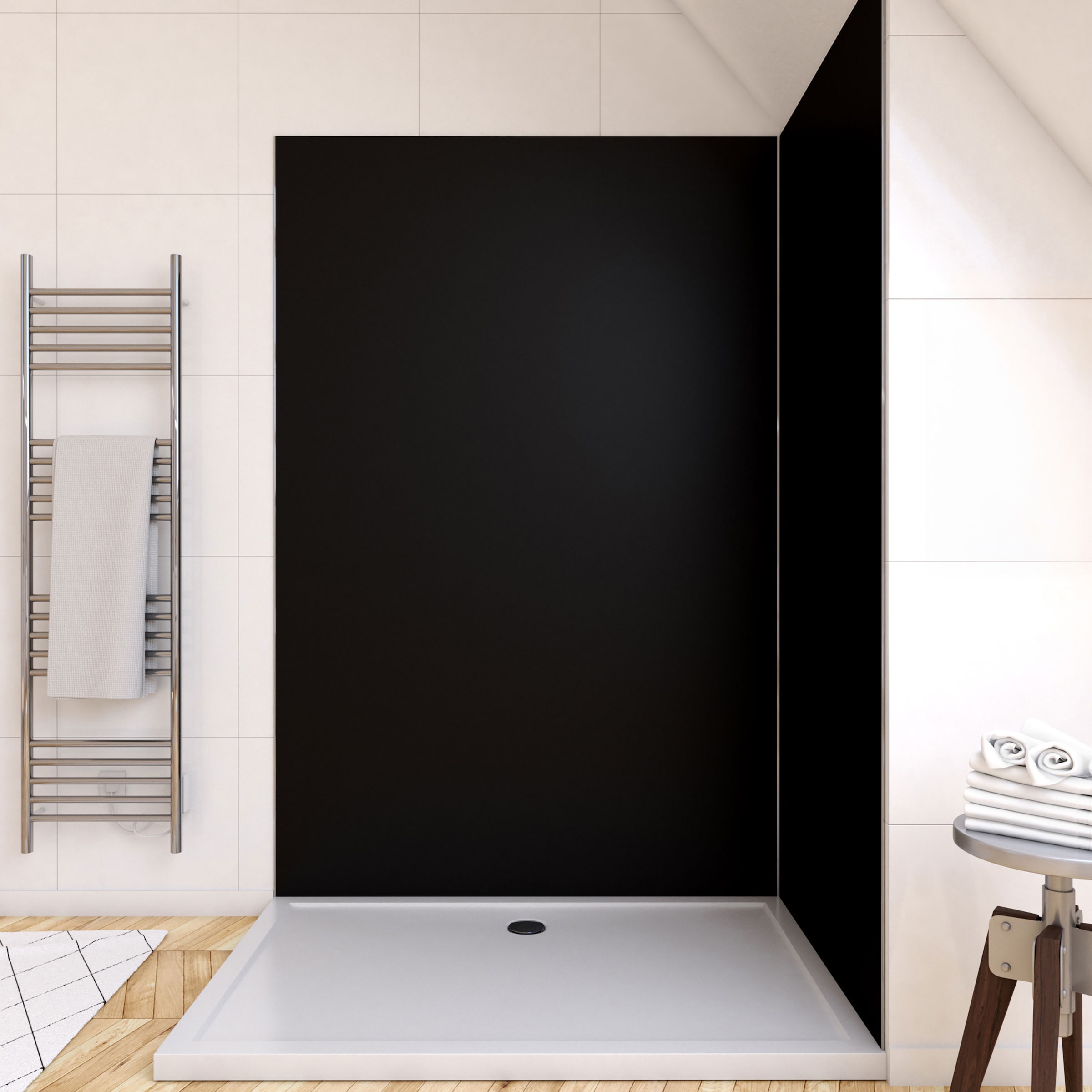 Marwell Duschrückwand »Urbanox«, (Set, 2 tlg.), Set bestehend aus: 1 Paneel 90 x 210 cm, 1Paneel 120 x 210 cm