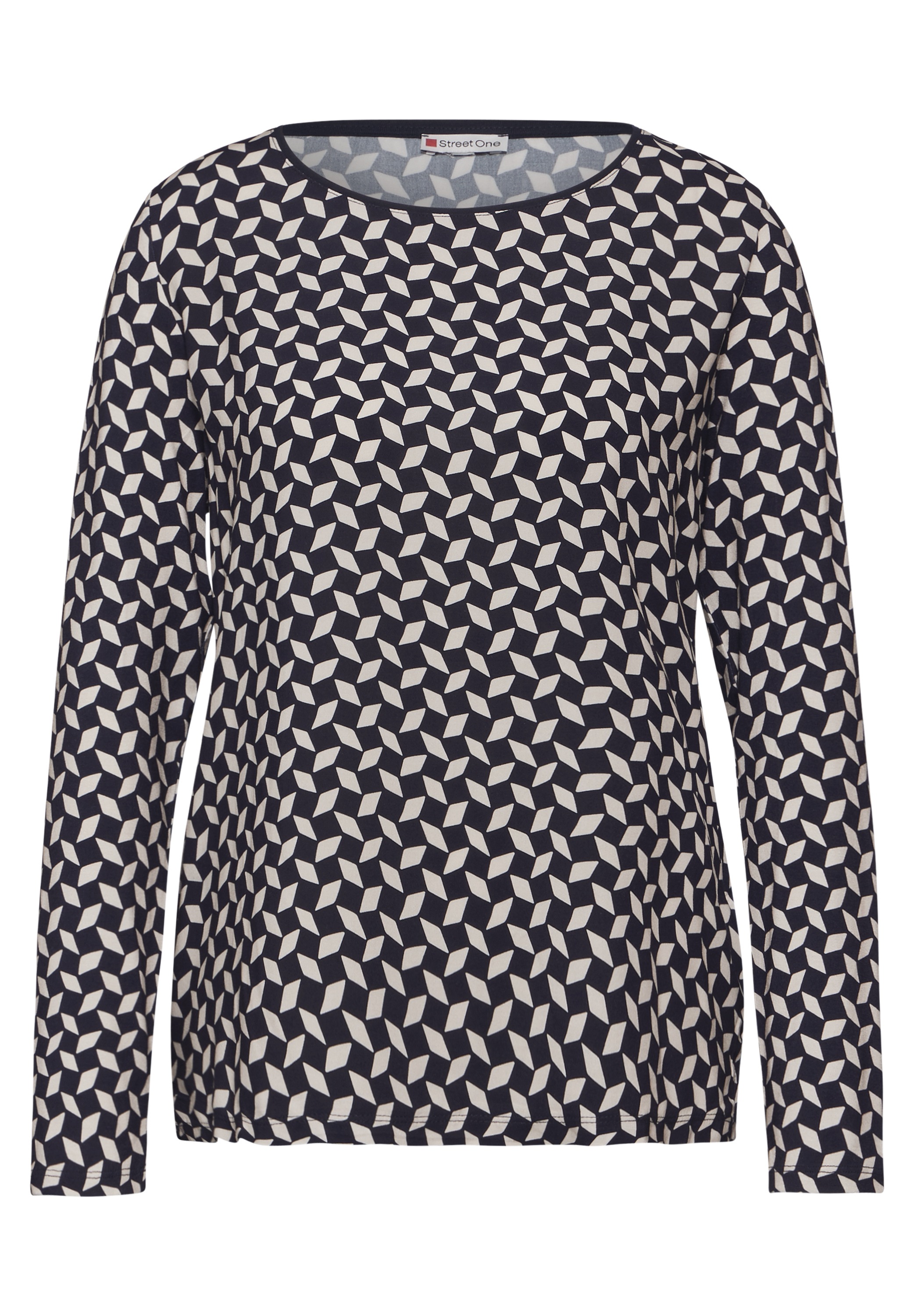 STREET ONE Langarmshirt, Rundhalsausschnitt