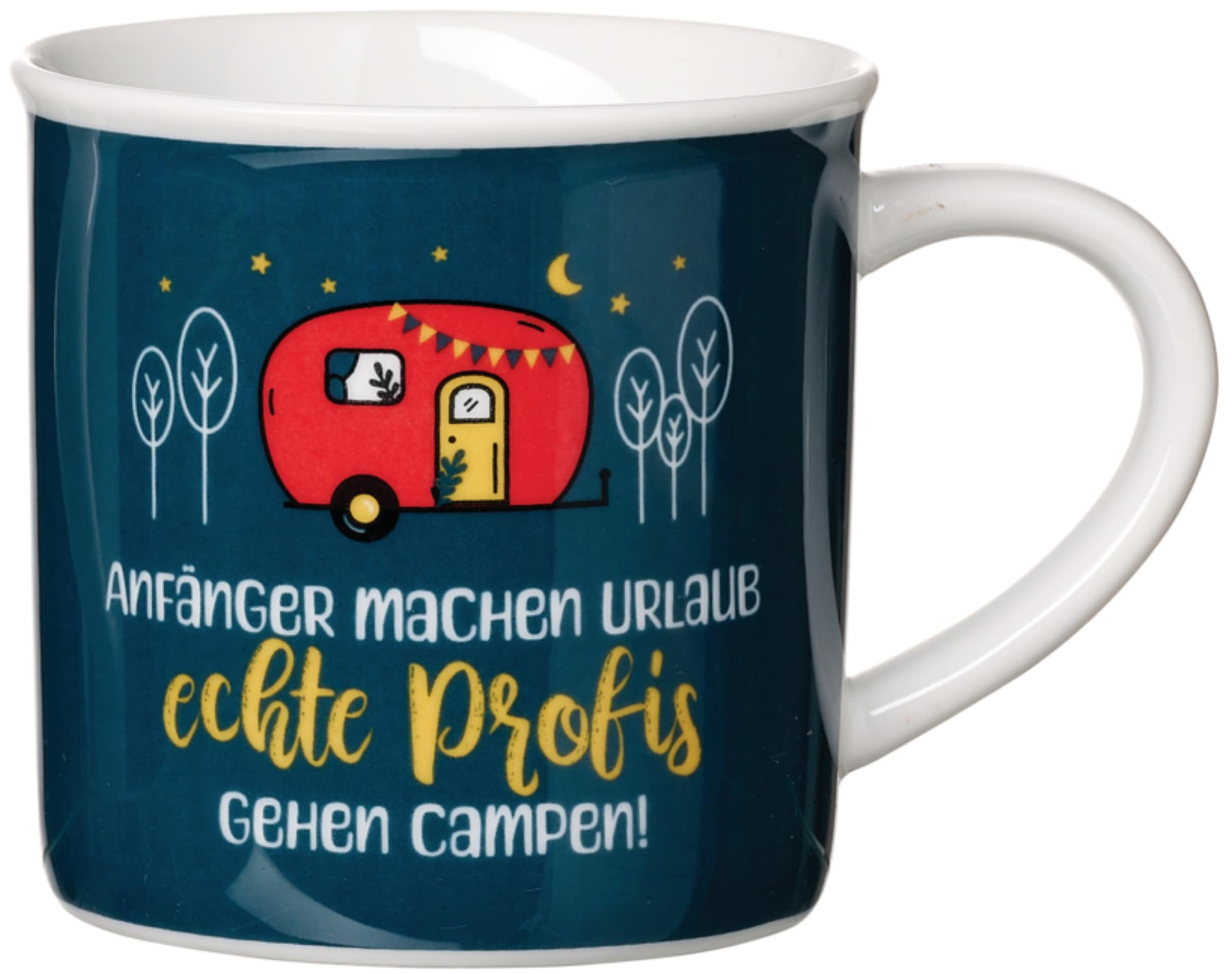 Ritzenhoff & Breker Becher "Camping" "Anfänger machen Urlaub,..." - in Gesc günstig online kaufen