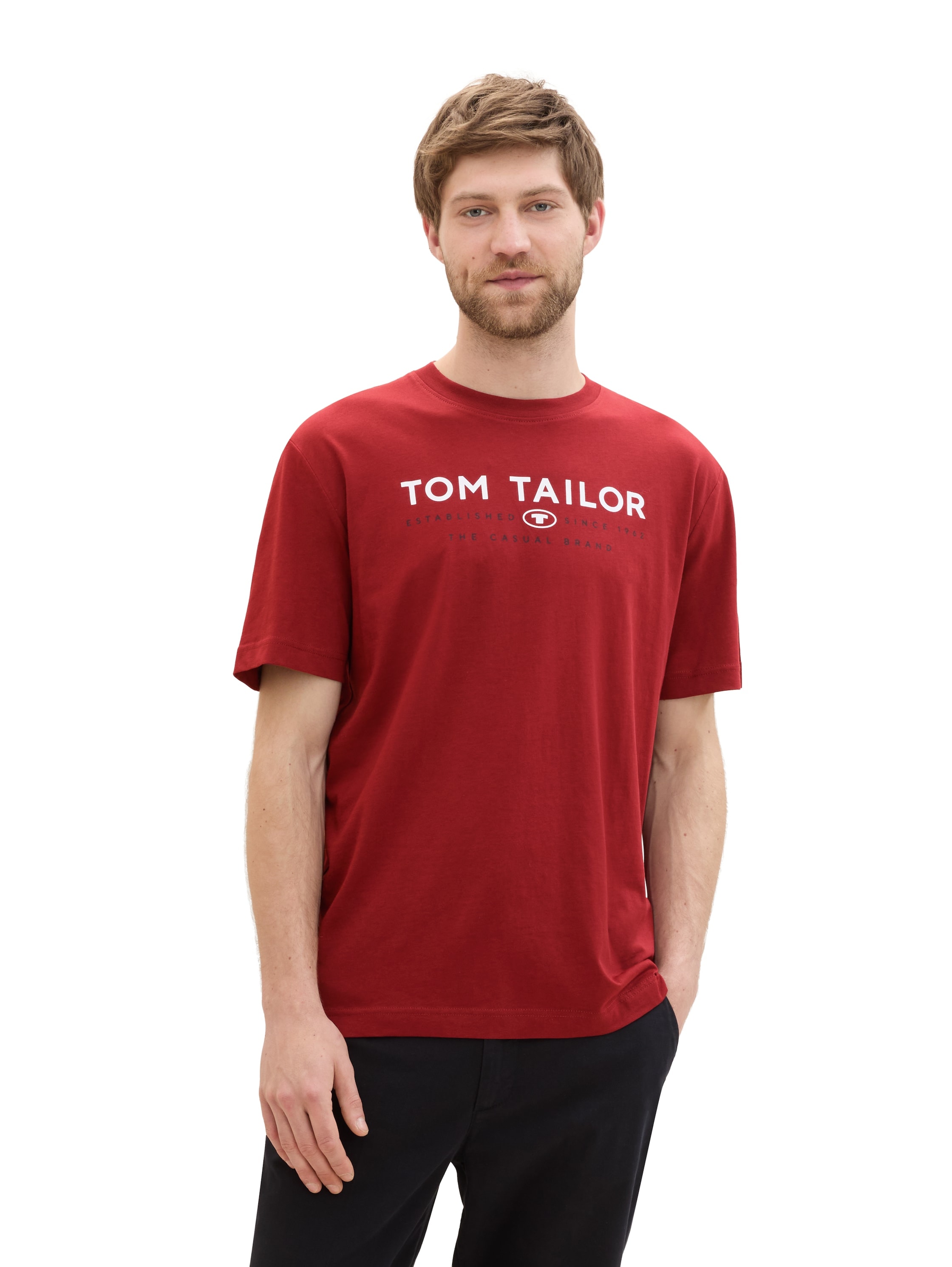 TOM TAILOR Print-Shirt, mit Logo Print