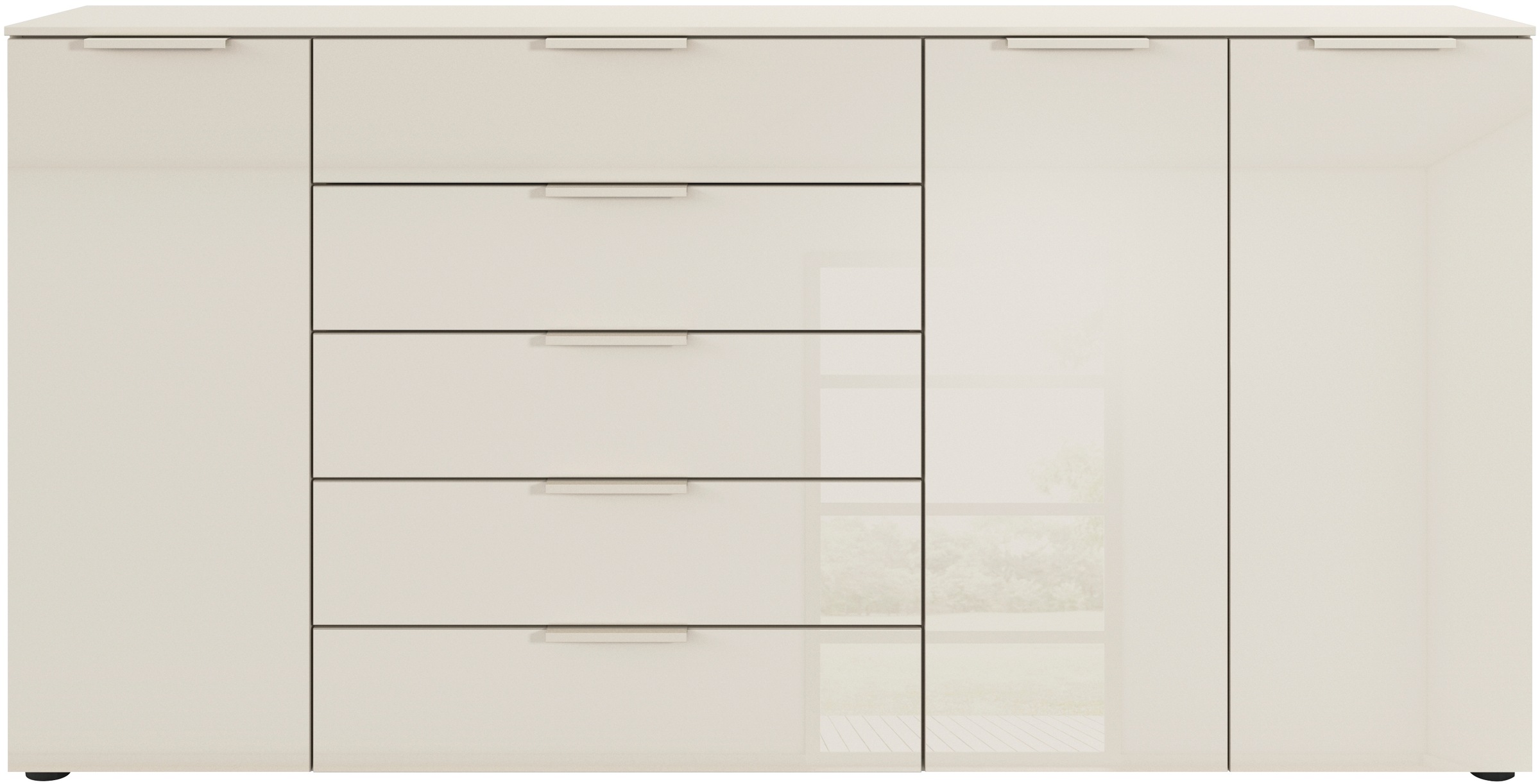 rauch Kombikommode "Kommode Türkommode Sideboard Kombikommode FLIPP mit Gla günstig online kaufen