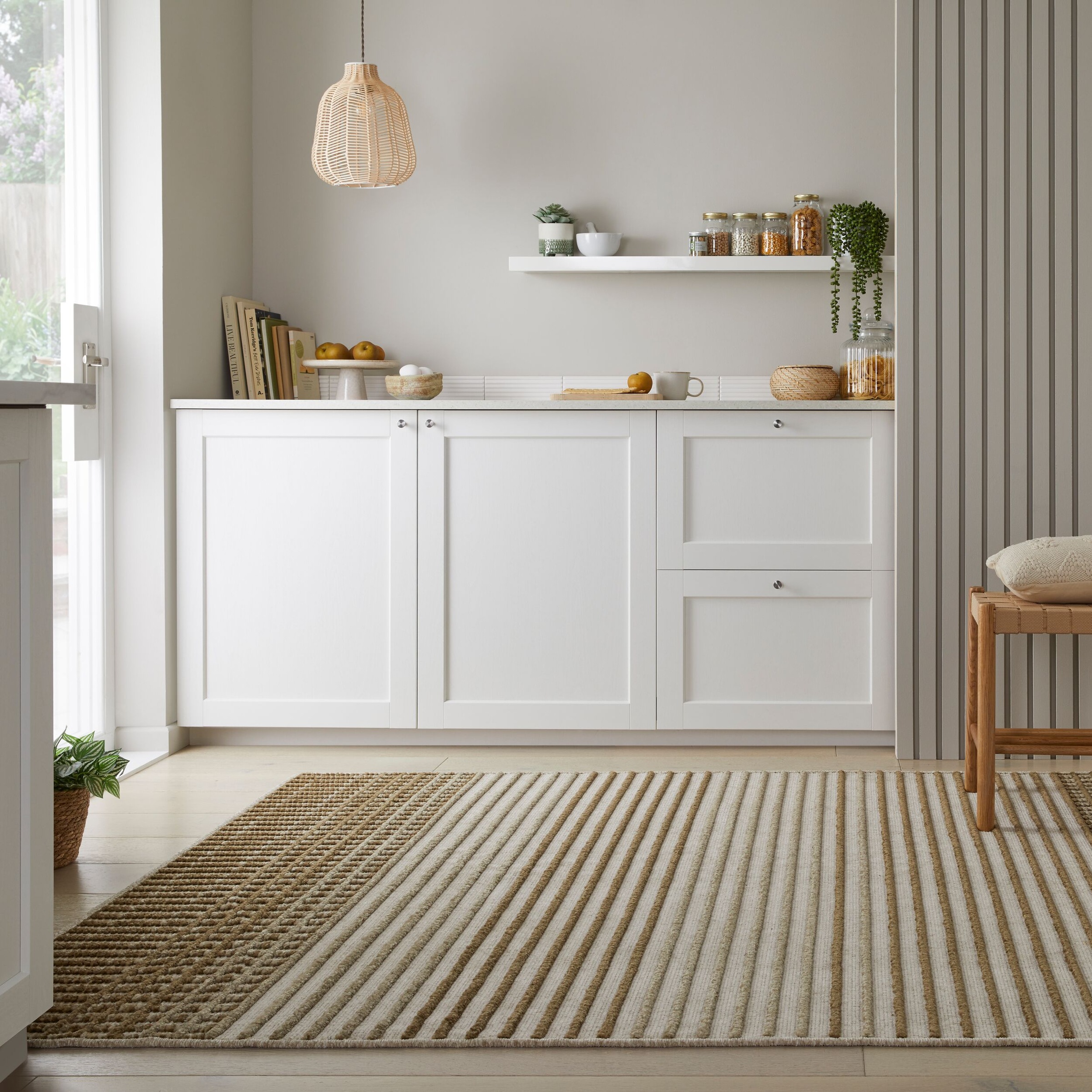 FLAIR RUGS Teppich "Elton Hoch-Tief Effekt" rechteckig 8 mm Höhe Chenille O günstig online kaufen