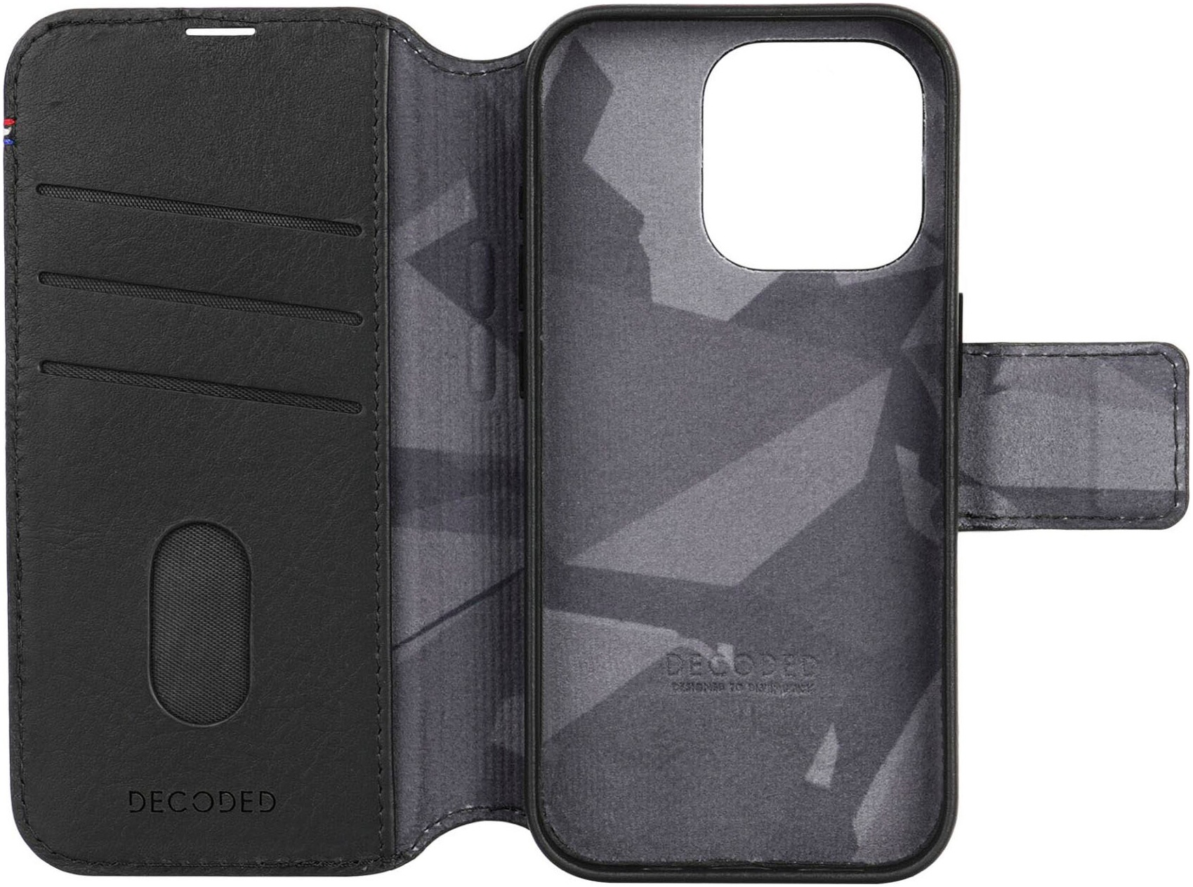 DECODED Smartphone-Hülle »Leather Detachable Wallet iPhone 15 Pro Max«, iPhone 15 Pro Max, 17 cm (6,7 Zoll)