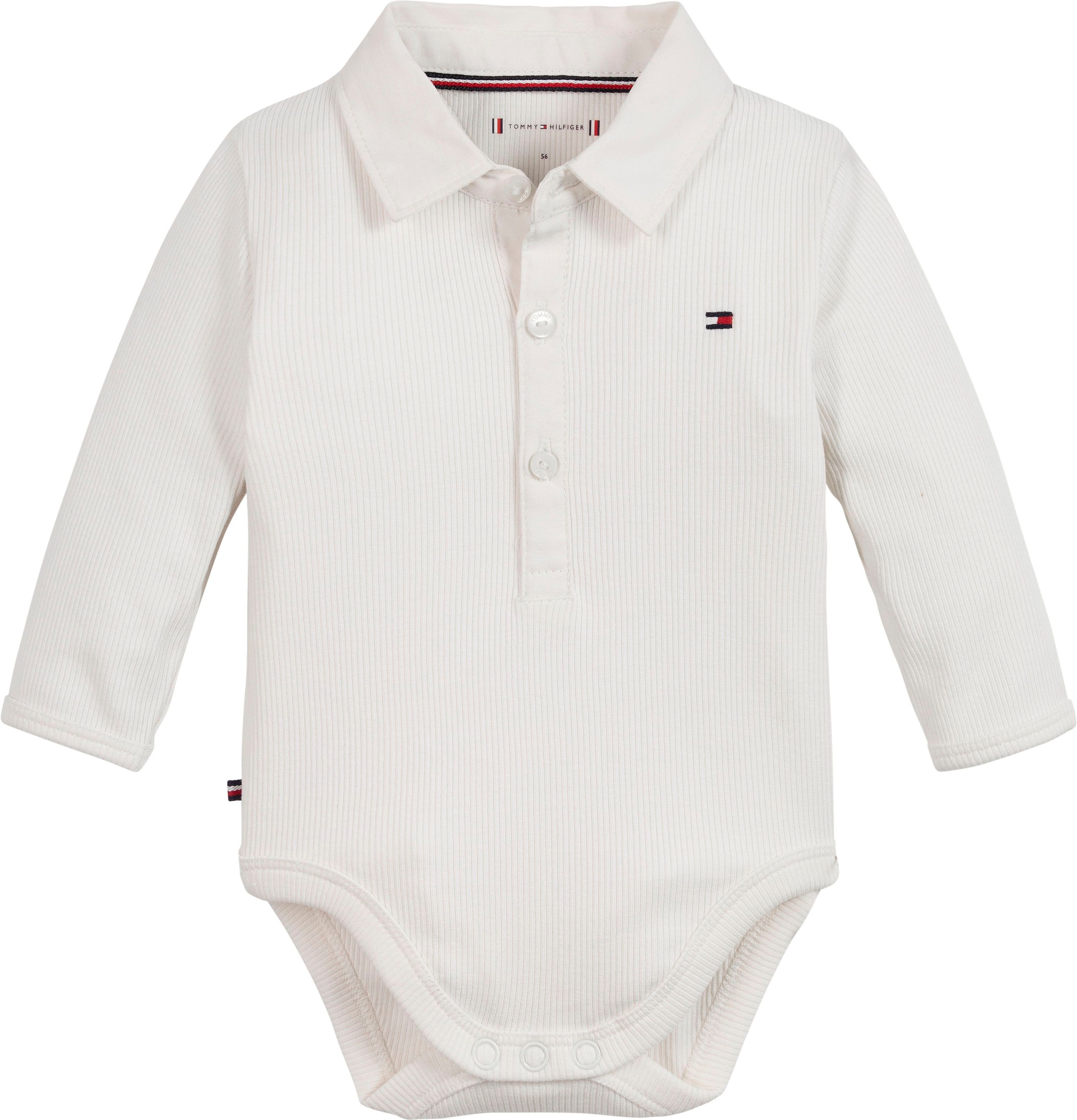 Tommy Hilfiger Strampler »BABY RIB COLLAR BODY L/S«, (1 tlg.), mit Polokragen aus... kaufen