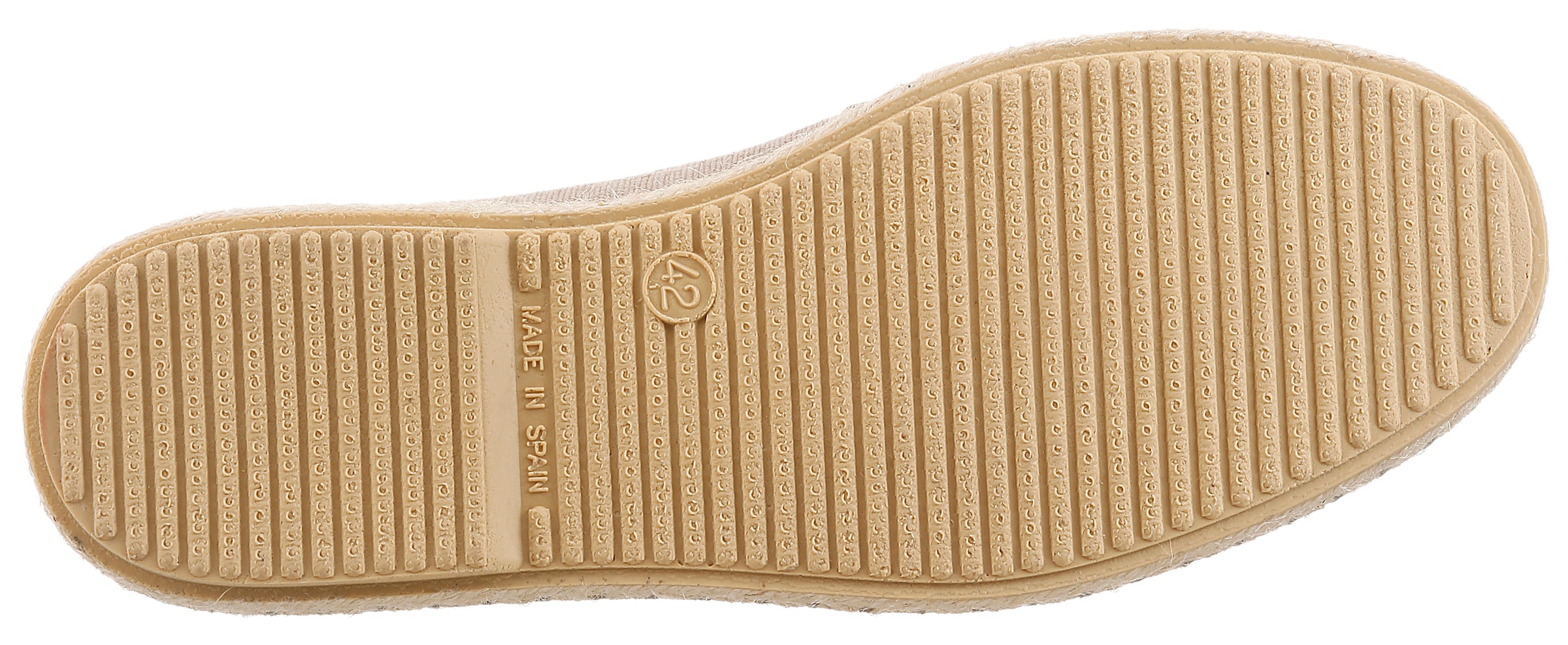 Thumbnail - VERBENAS Slipper "TOM MALI" Schlupfschuh, Urlaubsschuh, Flat mit Bast-Sohlenumrahmung