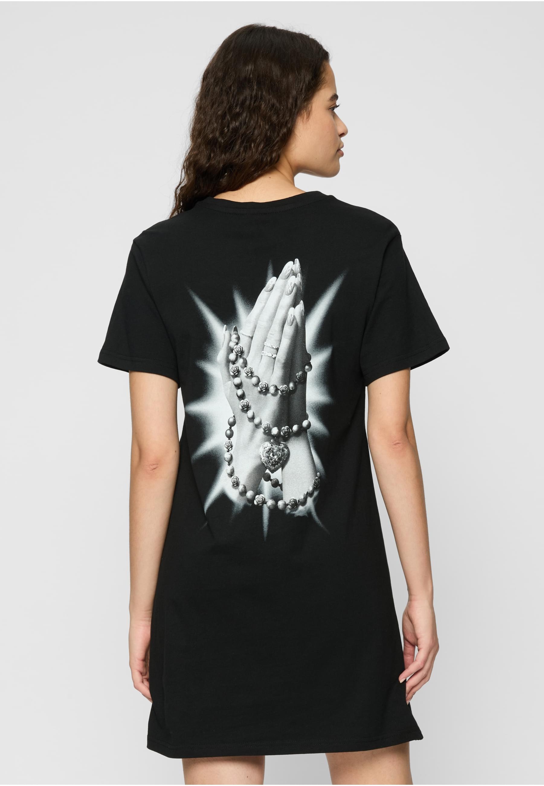 Miss Tee Shirtkleid »Miss Tee Praying Hands Ladies Tee Dress«, (1 tlg.)