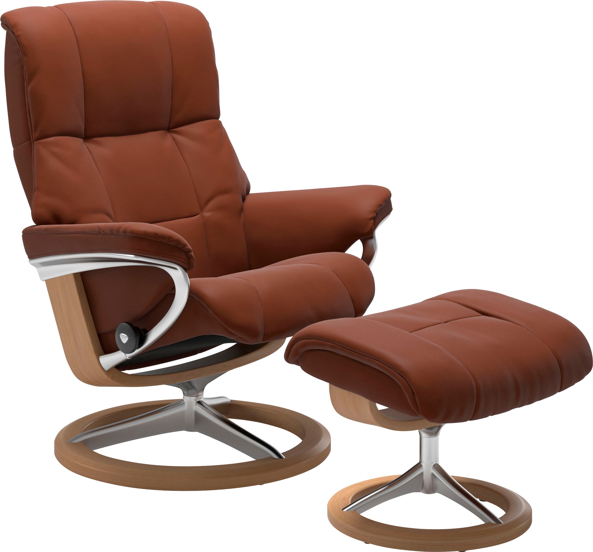 Stressless Fußhocker "Mayfair", mit Signature Base, Gestell Eiche