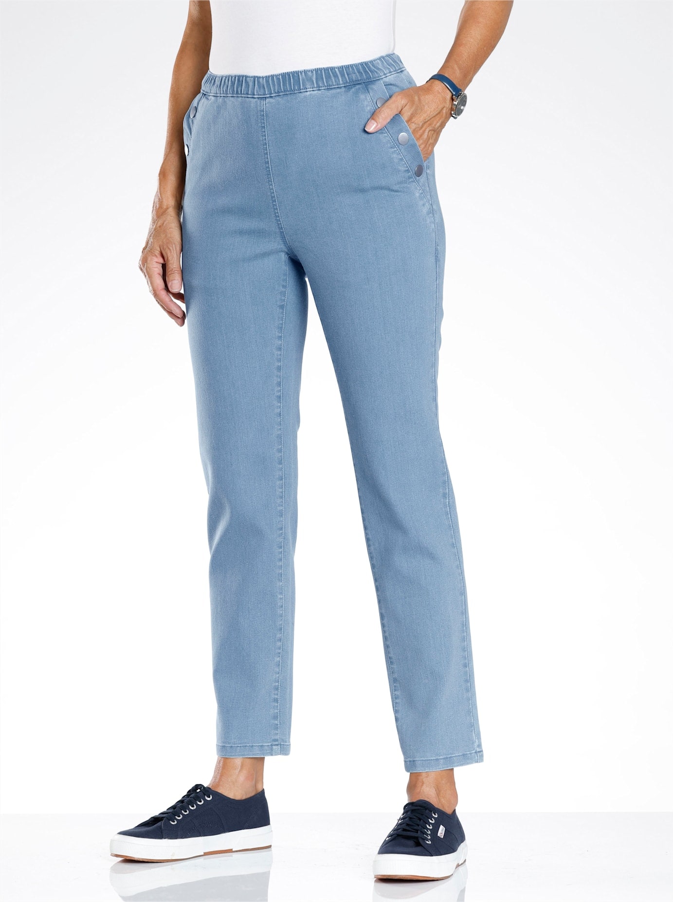 Classic Basics Schlupfjeans 1 Stk. tlg. günstig online kaufen