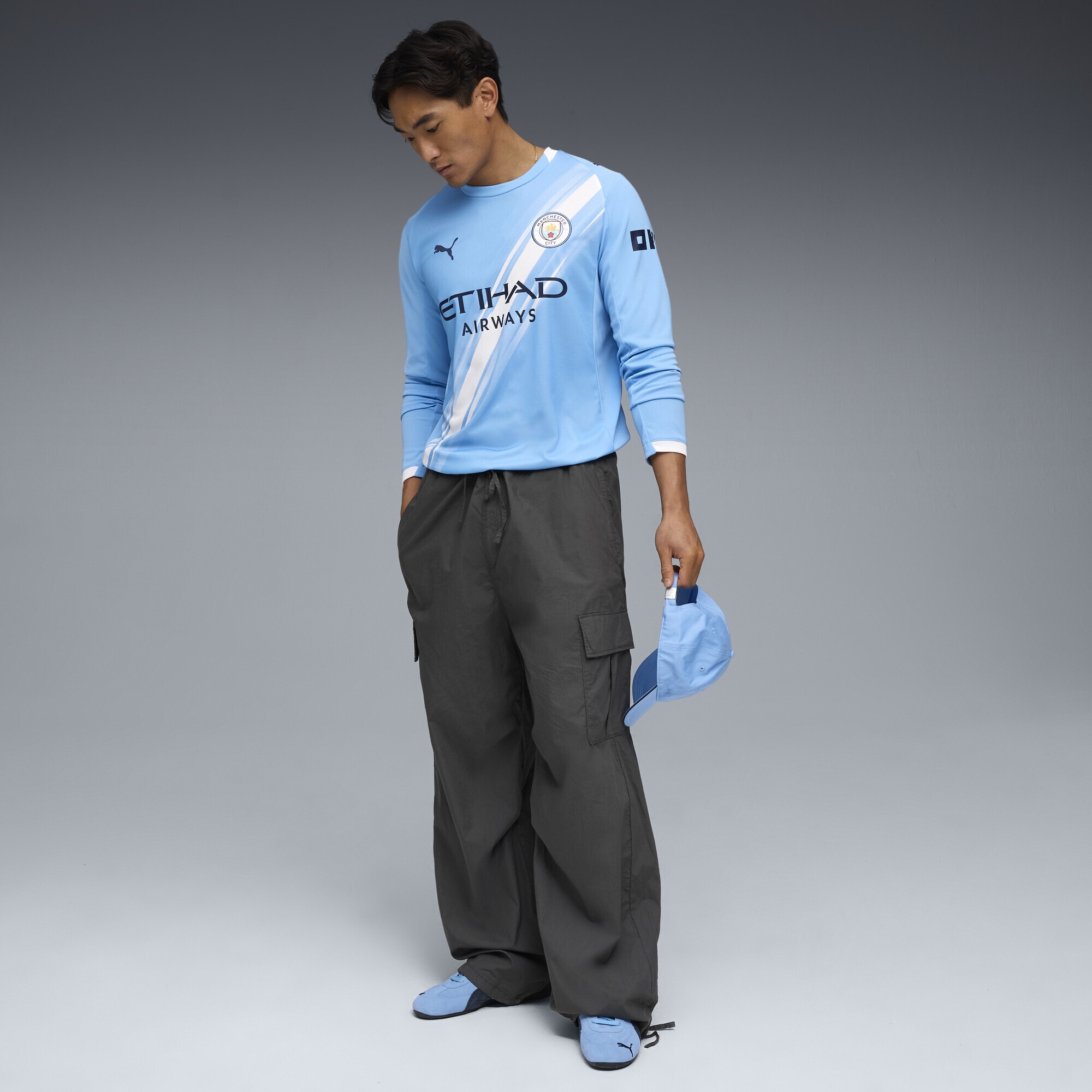 PUMA Trainingsshirt »Manchester City 25/26 Langarm-Heimtrikot Herren«