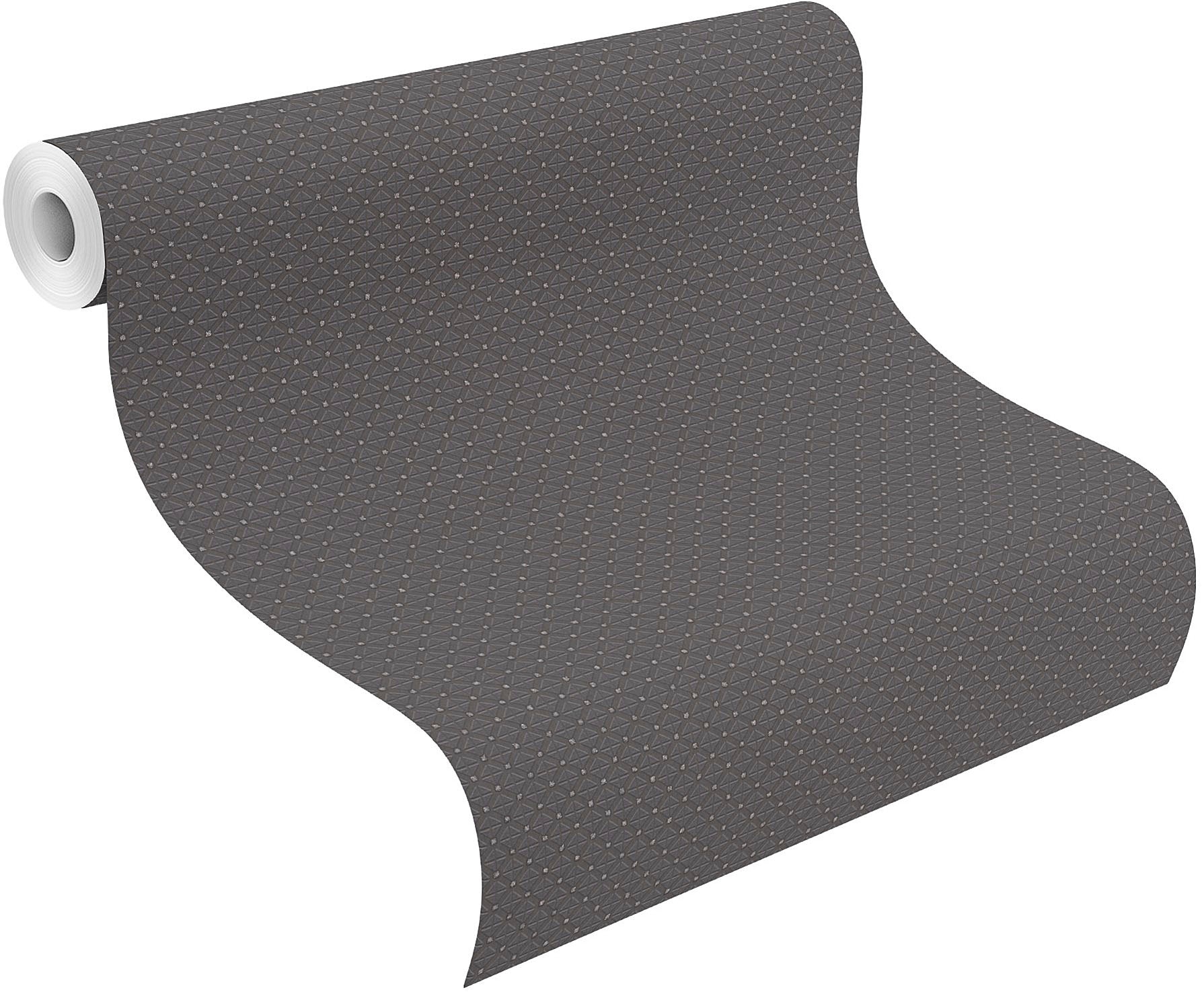 Rasch Vliestapete »Tapetenwechsel II« einfarbig mit Karo-Muster und Glitzer