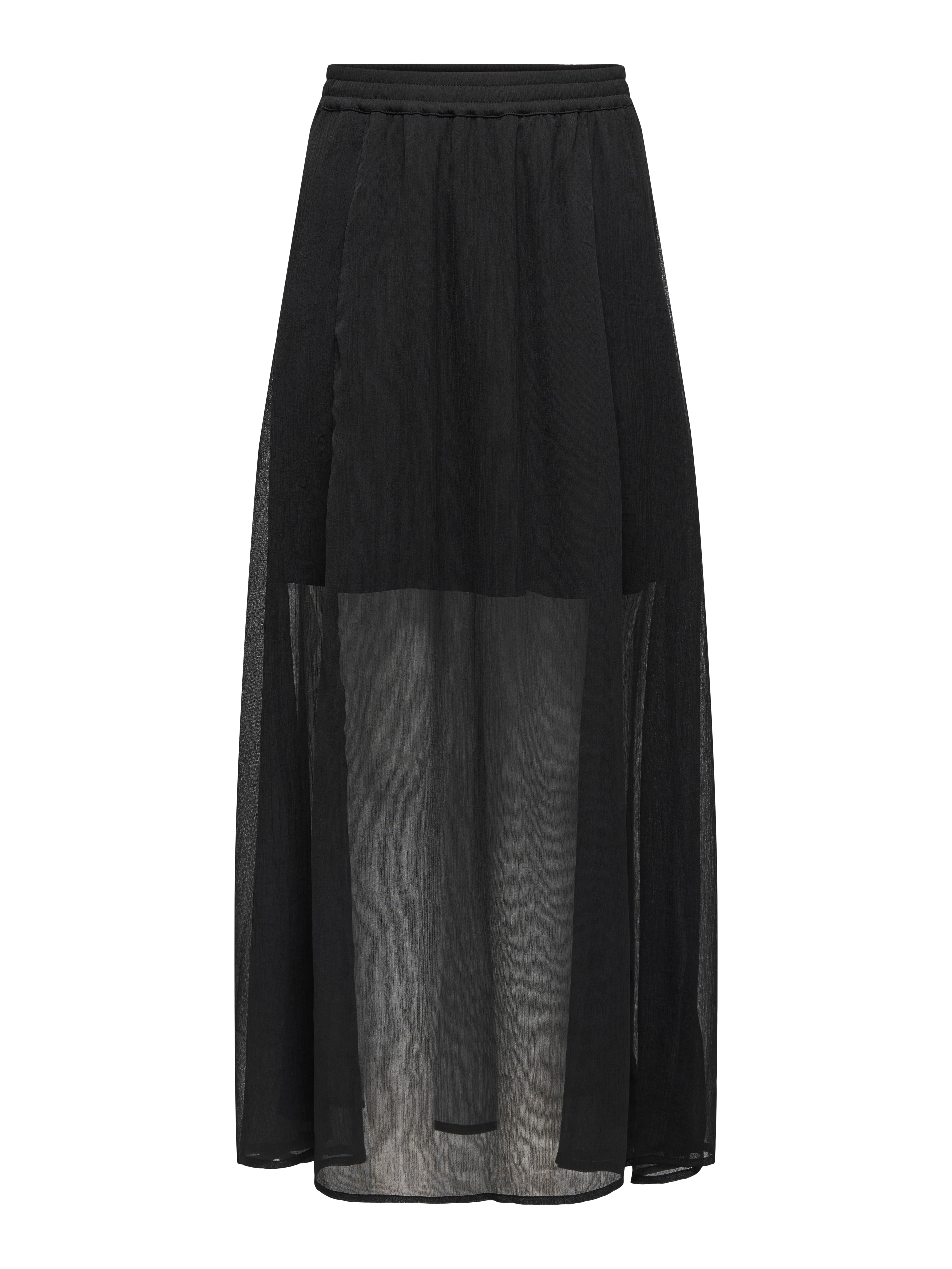 Thumbnail - ONLY Faltenrock "ONLASTA – Knöchellanger Rock mit elastischem Bund" regular fit, Jersey, Polyester, elastischer Bund, un...