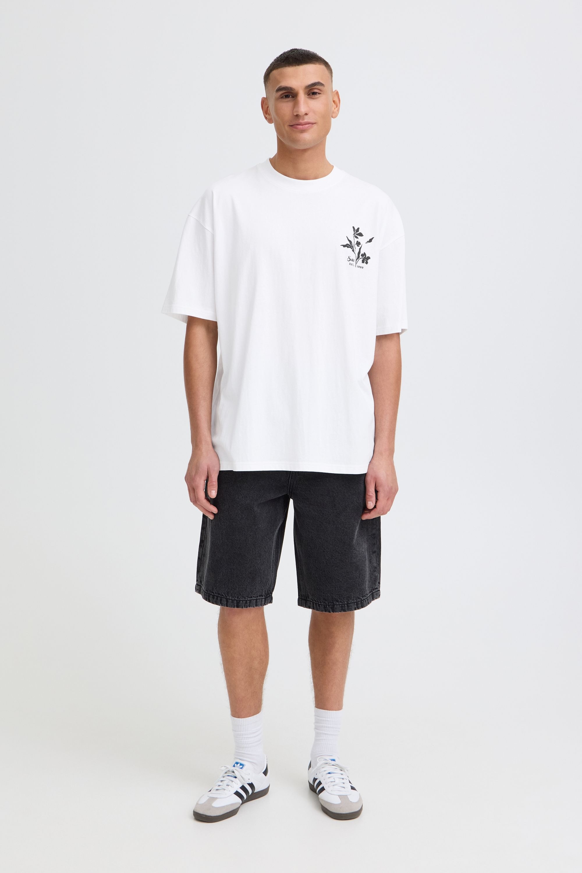 !Solid Rundhalsshirt »Rundhalsshirt SDAmon Oversized«