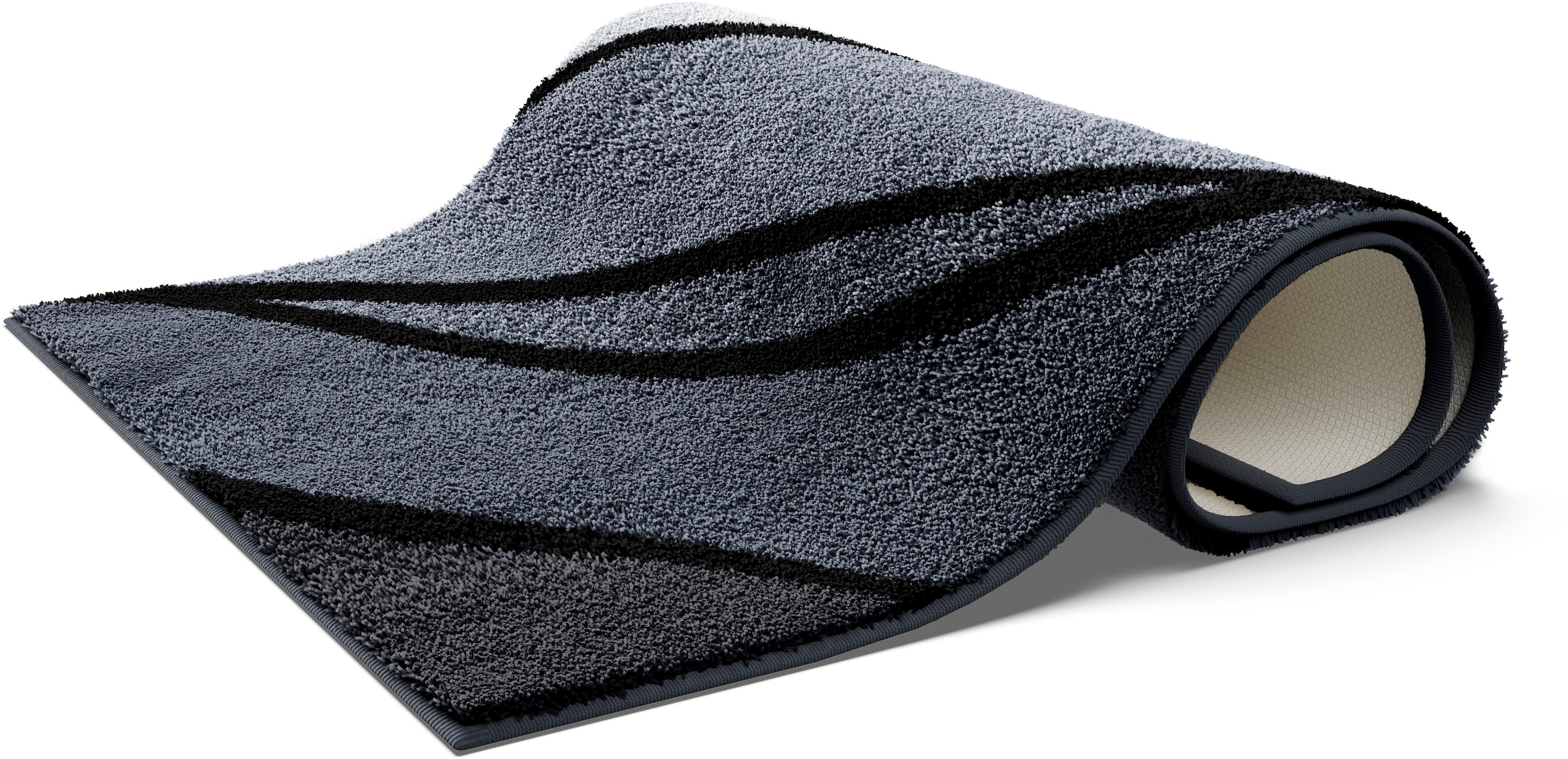 Grund Badematte »Belize, Badvorleger, Badezimmer Teppich, sehr weich«, rutschhemmend beschichtet, schnell trocknend-fußbodenheizungsgeeignet, weiche Haptik, auch als 3 teiliges Set erhältlich, Made in Europe