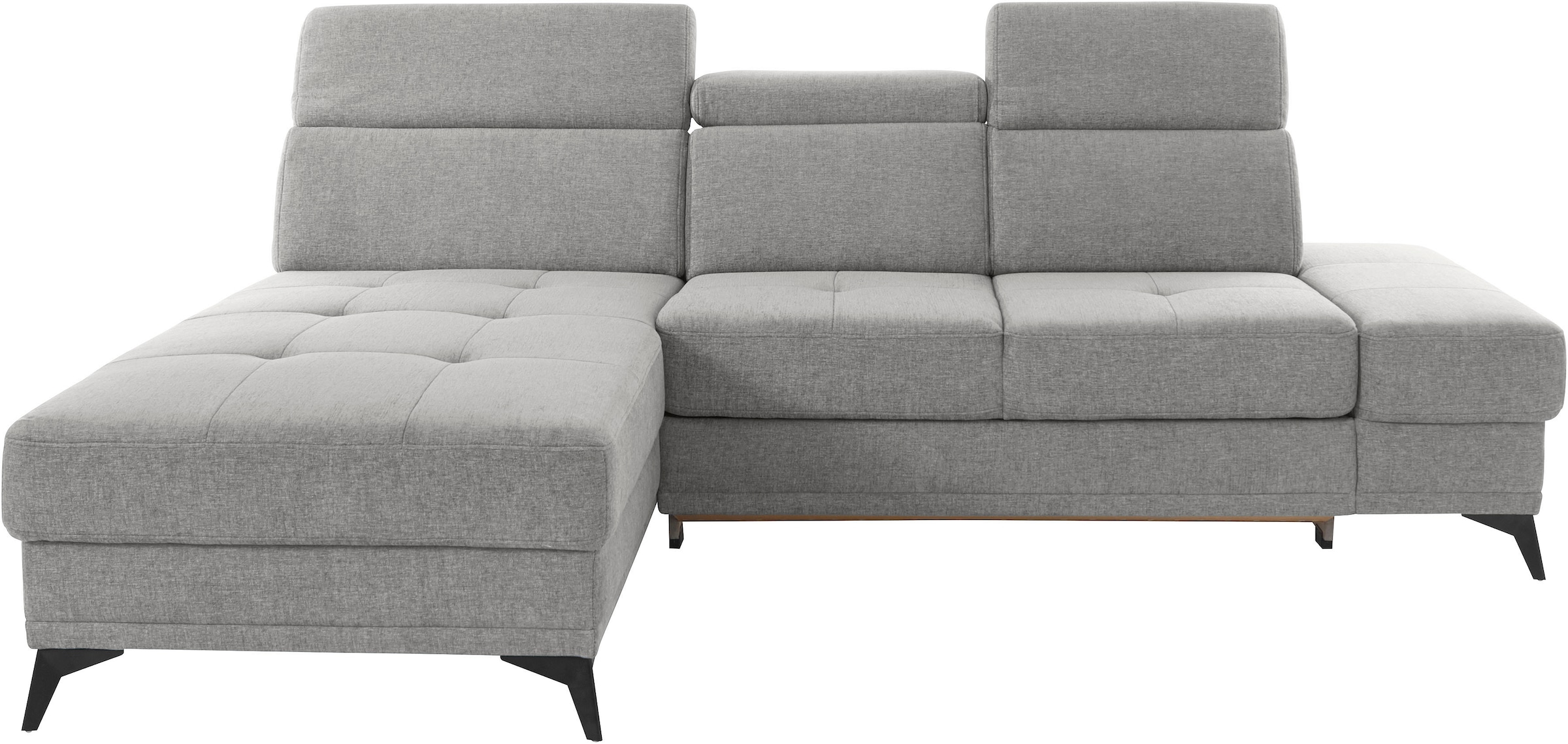 OTTO home Ecksofa "Cardiz L-Form" inkl.Kopfteilverstellung und Federkern wahlweise mit Schlaffunktion