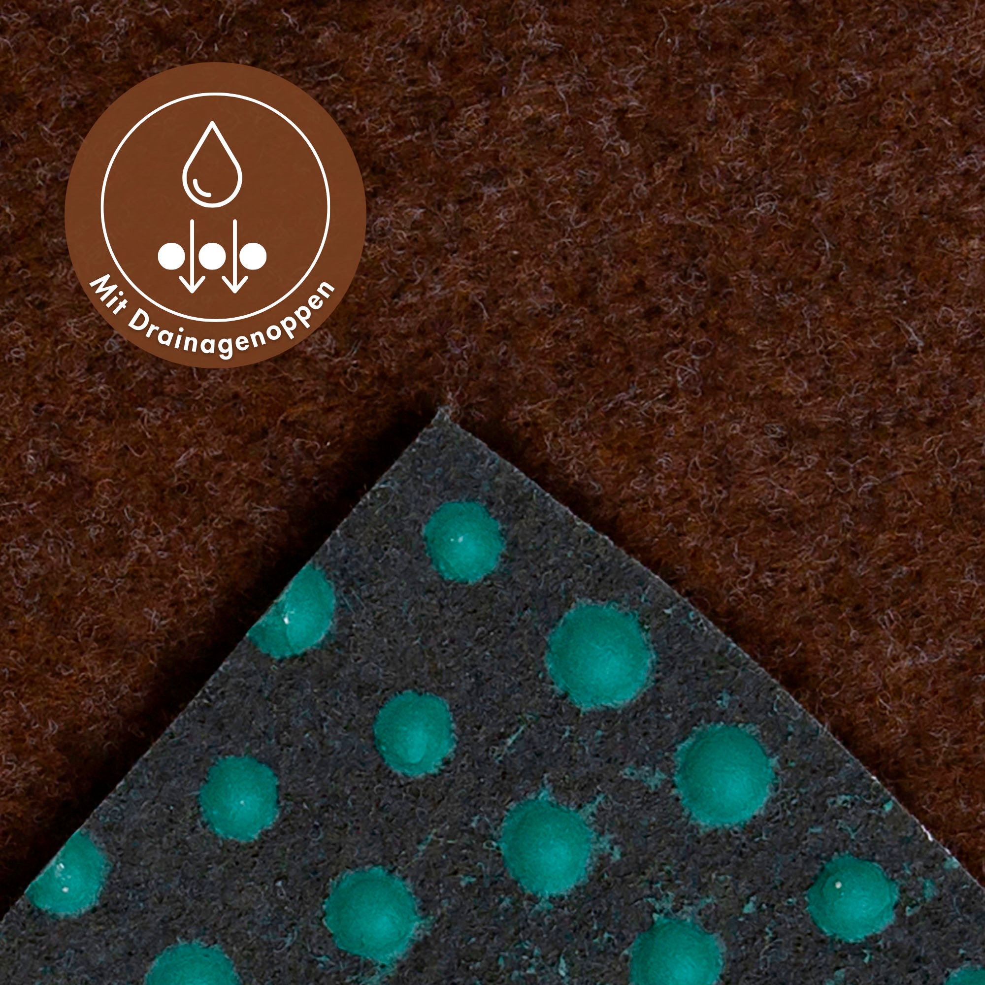 ANDIAMO Edinburgh Artificial Grass Brown 400cm x 350cm 2