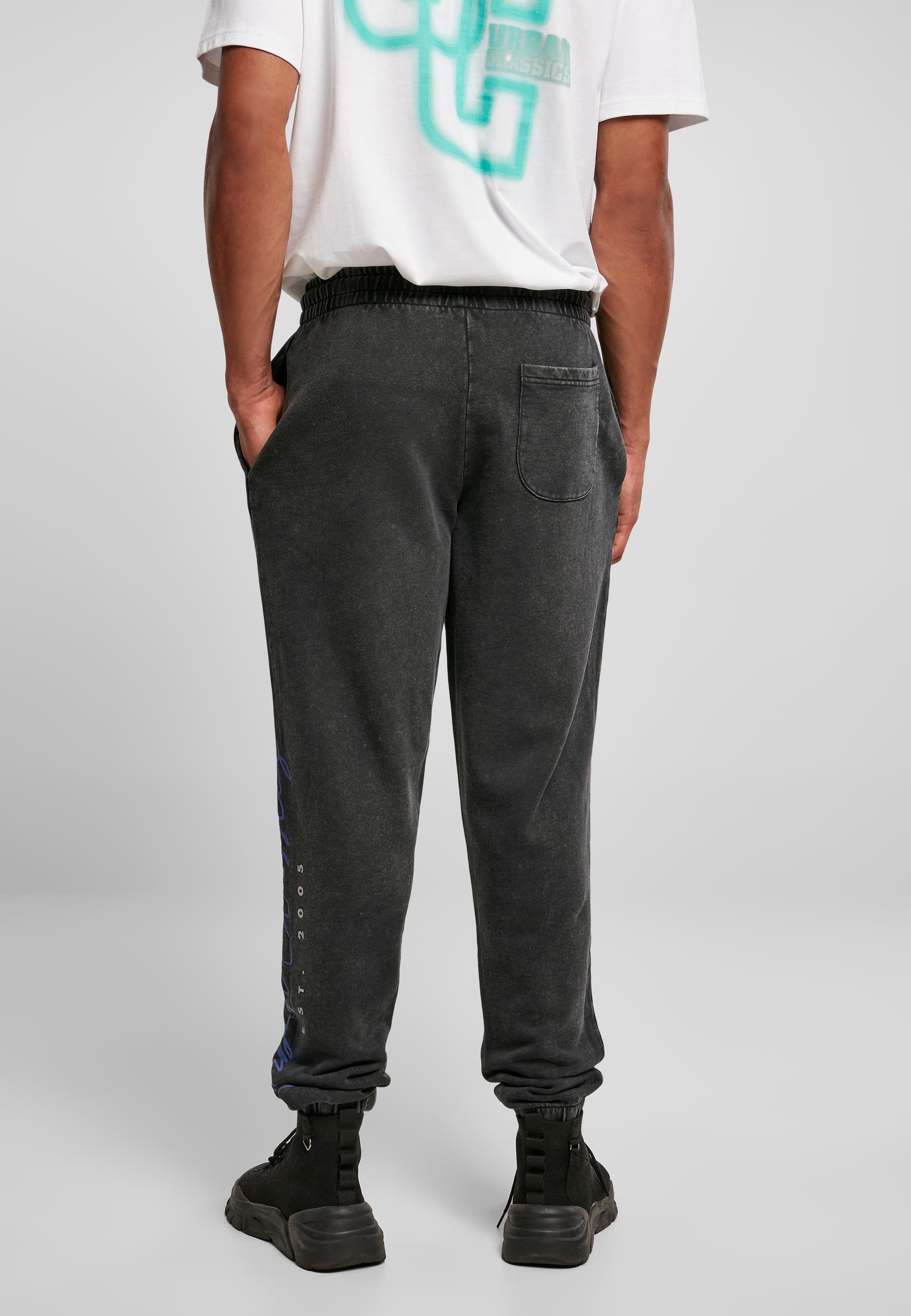 URBAN CLASSICS Jogginghose »Urban Classics Herren Script Logo Sweatpants«, (1 tlg.)