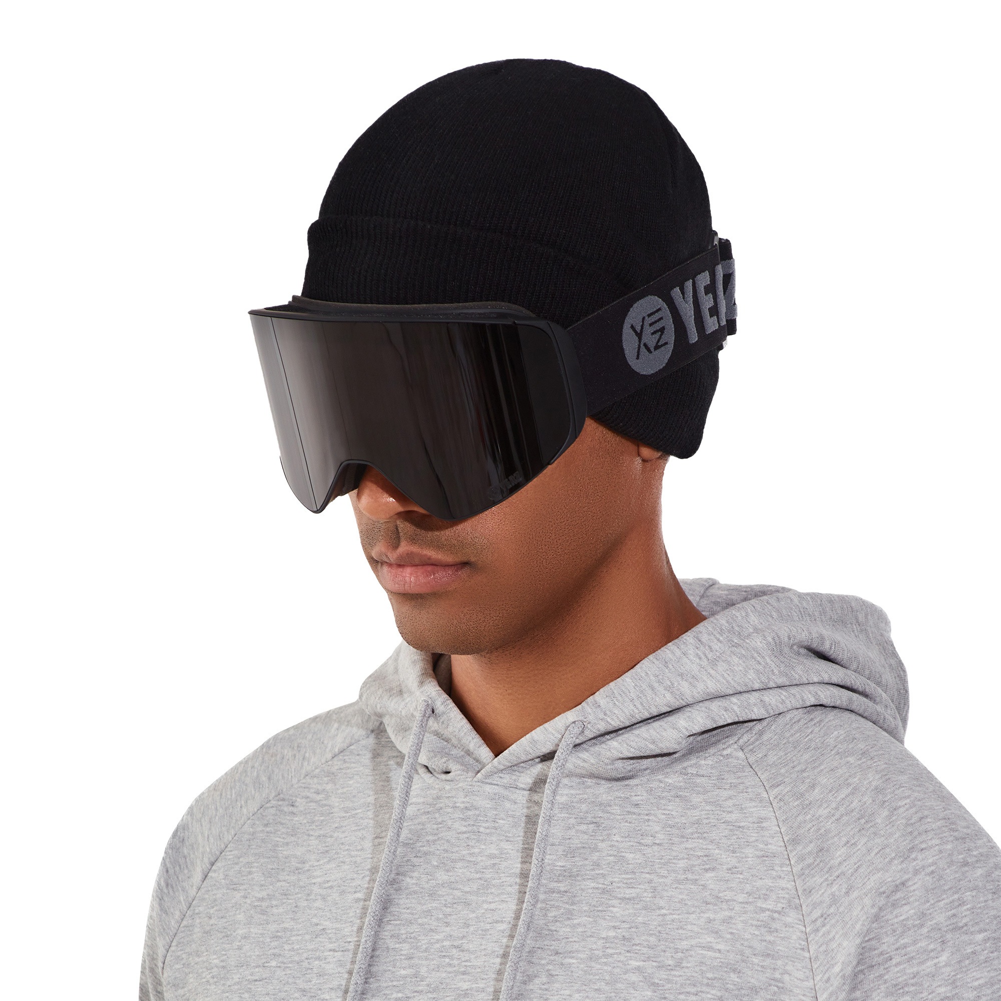 YEAZ Snowboardbrille »Magnet-Ski-Snowboardbrille schwarz/schwarz APEX«