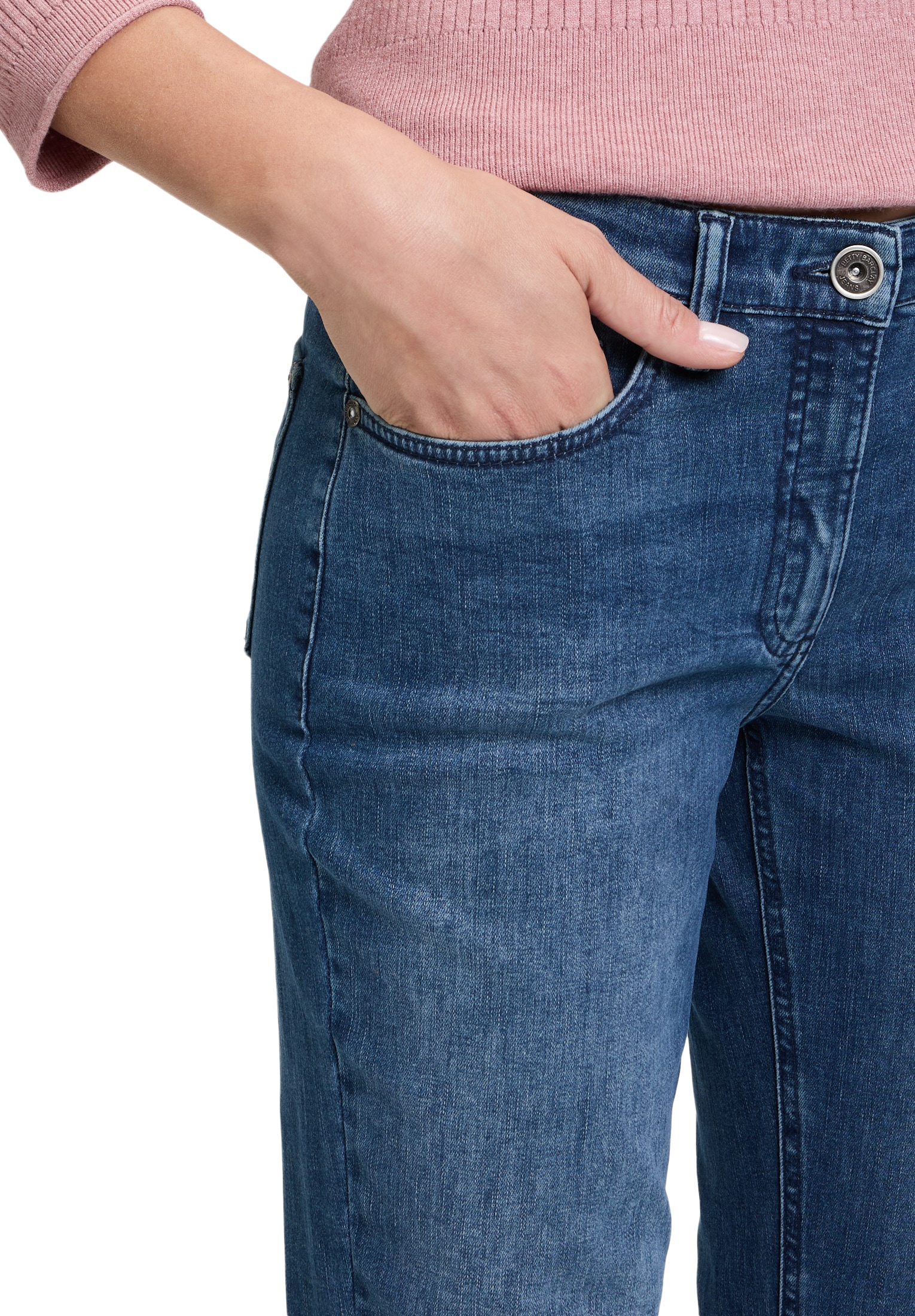 Betty Barclay Slim-fit-Jeans »Betty Barclay Damen Basic-Jeans mit Waschung«