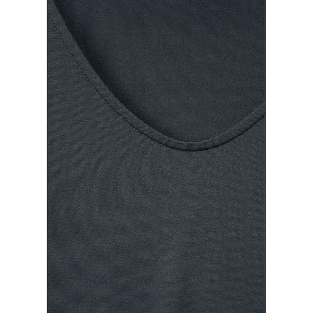 Black Friday STREET ONE Jerseykleid, mit einer Metalletikette | BAUR