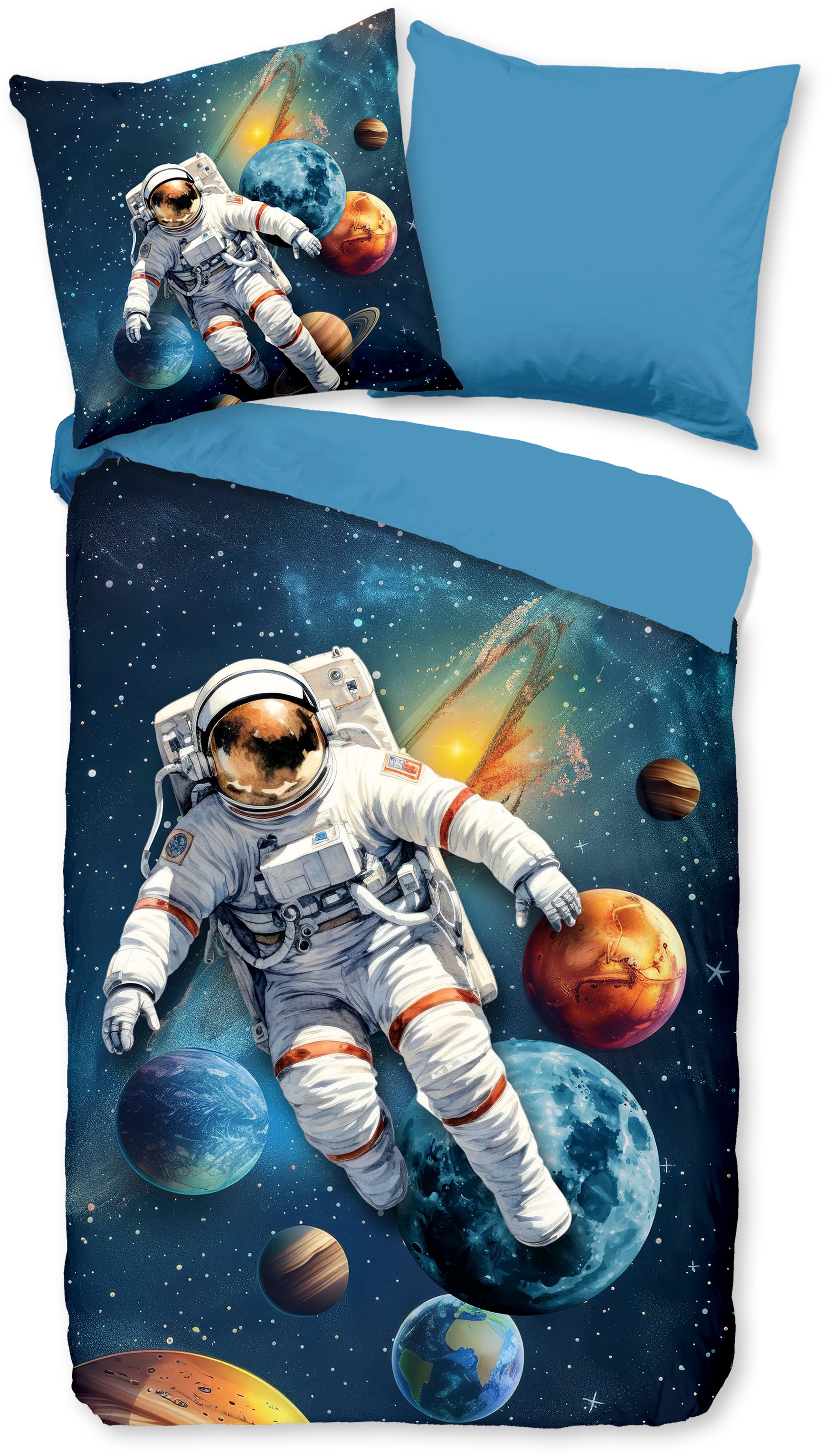 PURE luxury collection Kinderbettwäsche "Saros" 2 Stk. Mikrofaser, 135x200, günstig online kaufen